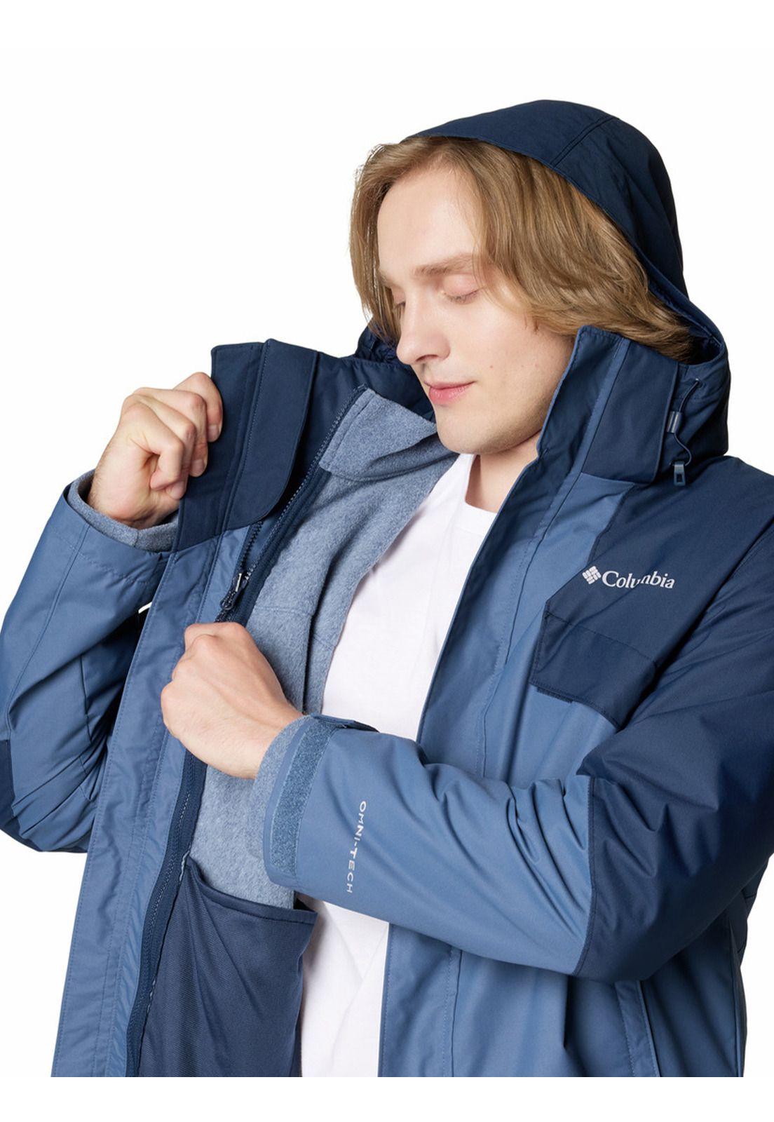 Parka Impermeable Hombre Bugaboo III Fleece Azul-6