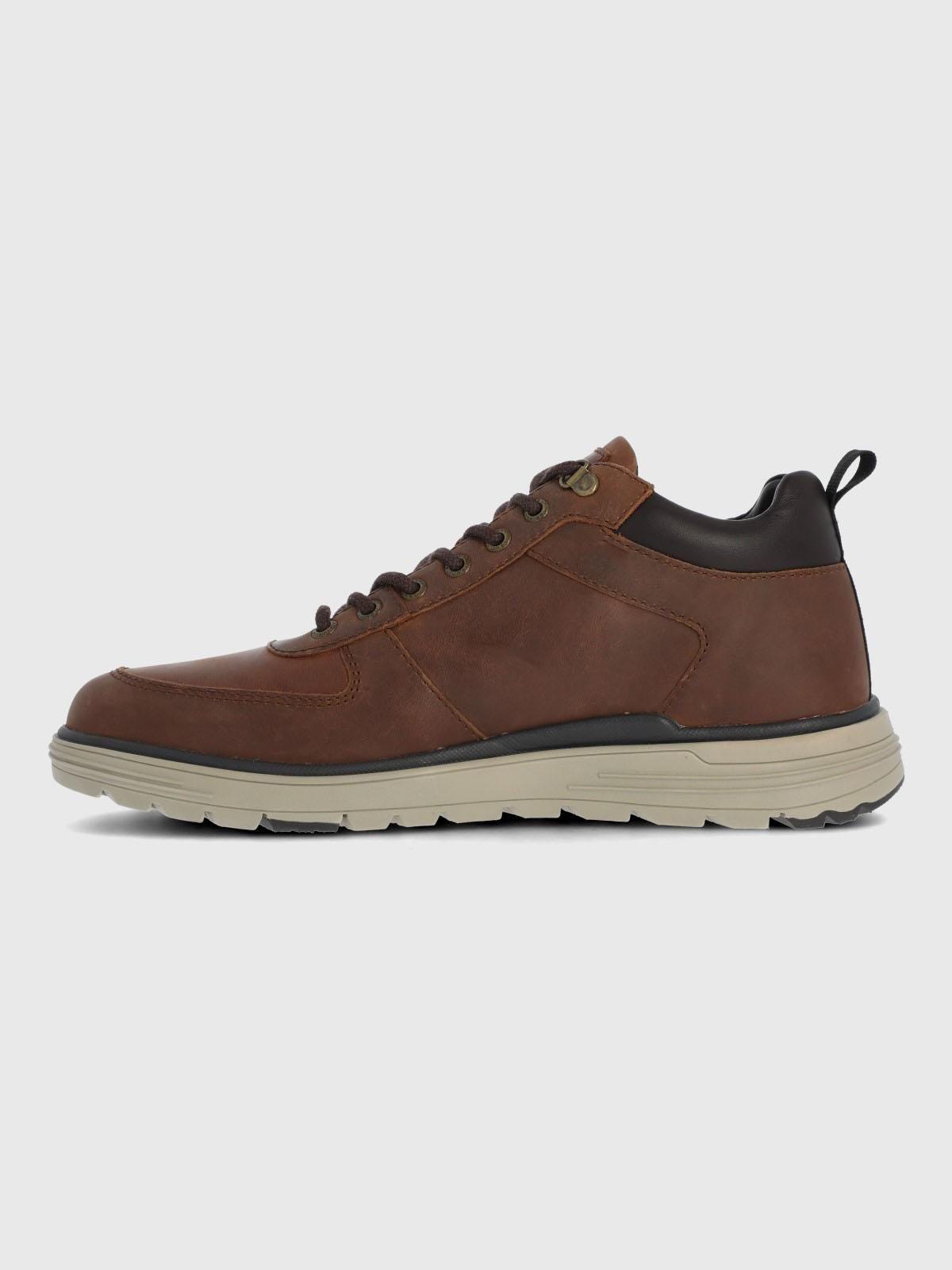 Botin Cuero Hombre Bruce Café-4