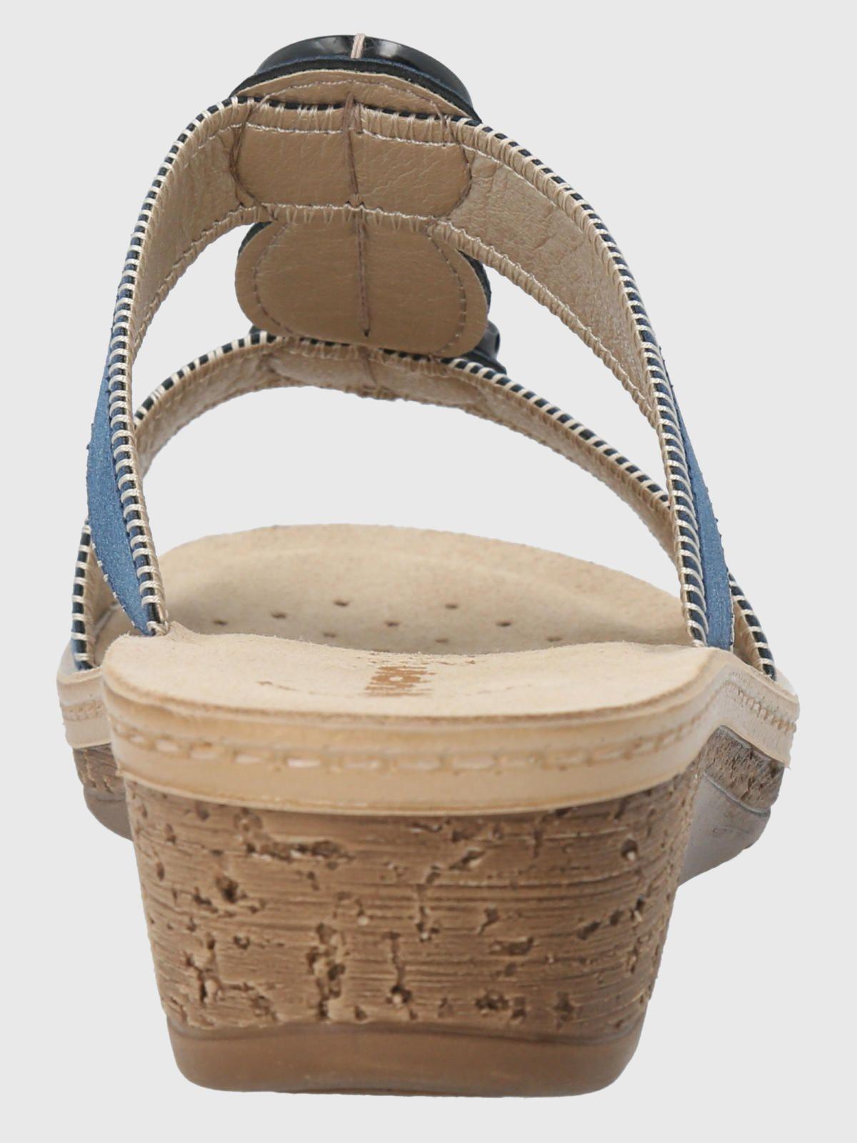 Sandalia Bussana Mujer Azul-4