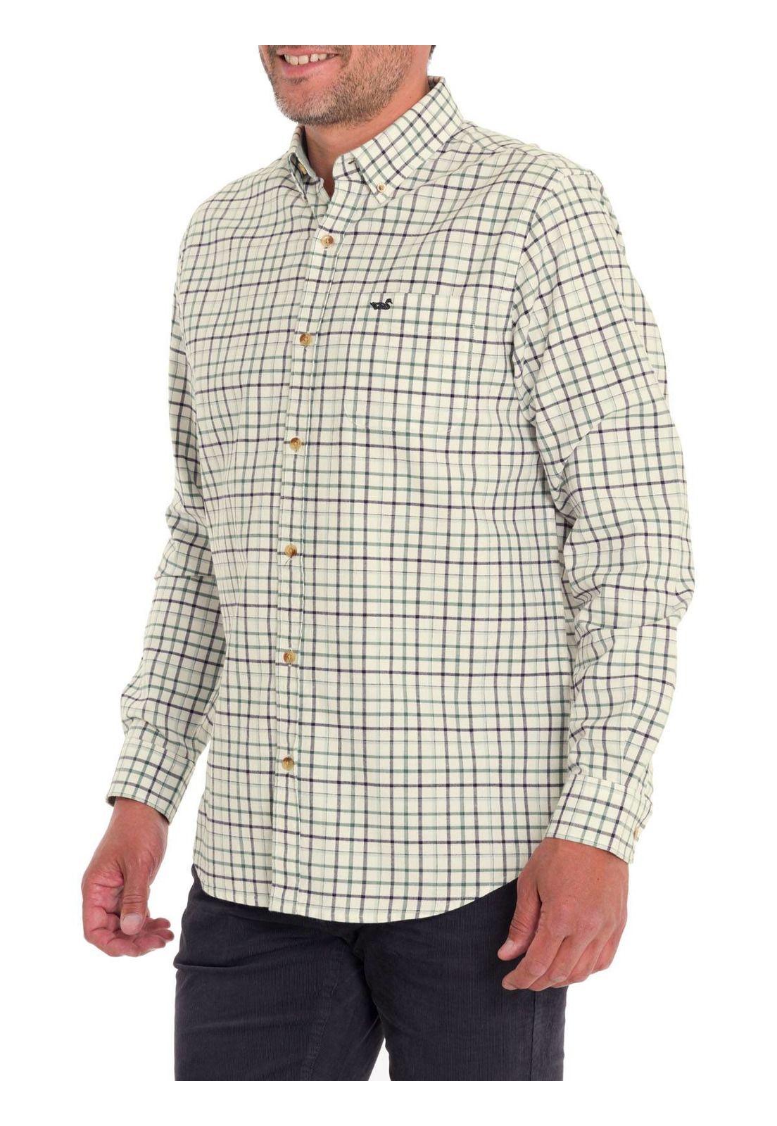 Camisa Hombre Viyellabut Beige-5