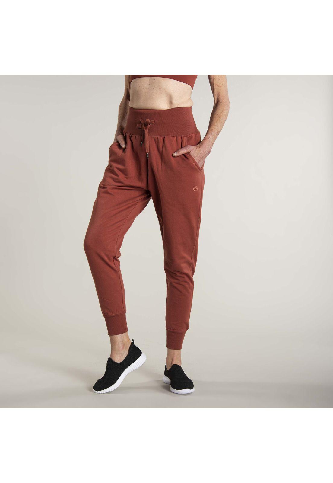 Pantalón de Buzo Mujer Karli Terracota-1