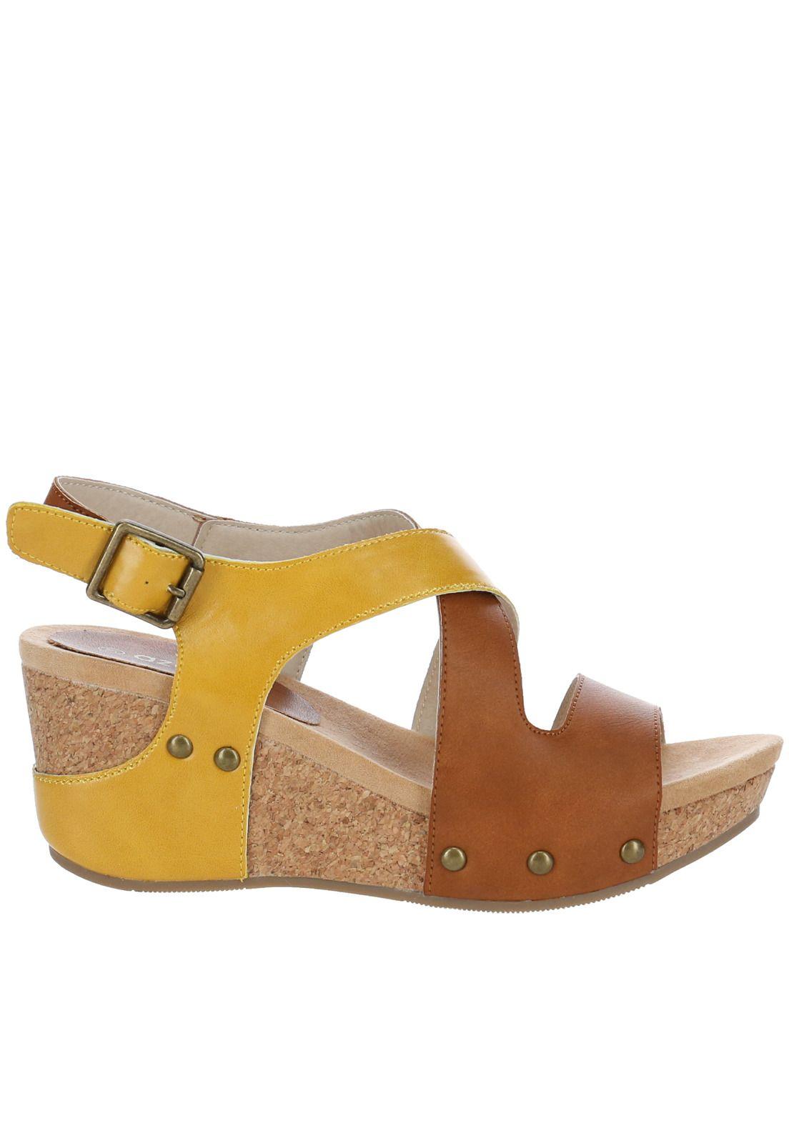 Sandalia Mujer Lilac Mostaza/ Cognac-0