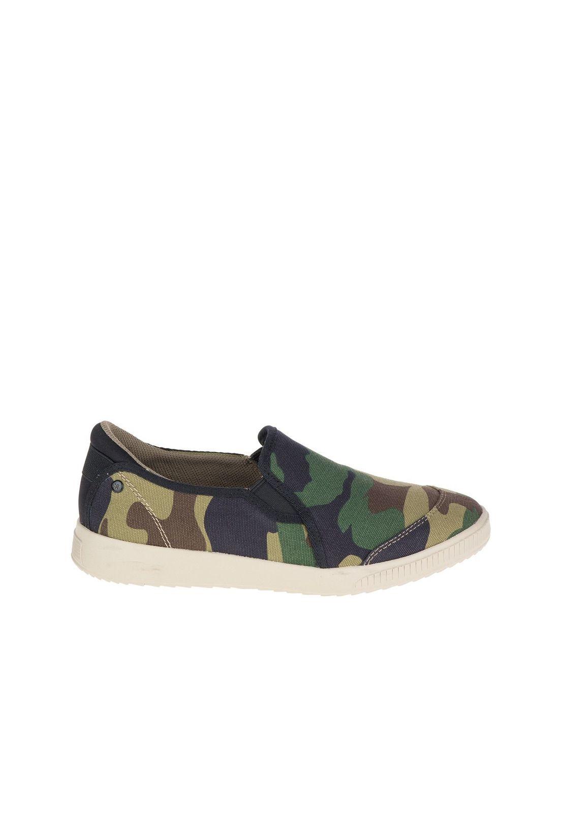 Zapato Mujer Casual Ponder Canvas Verde-1
