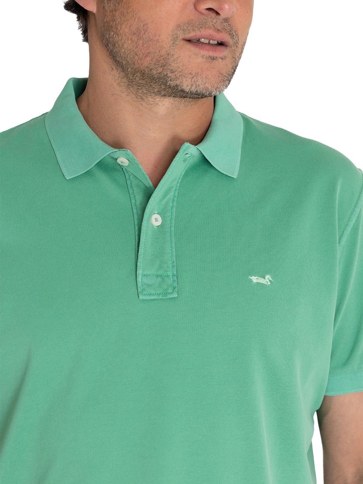 Polera Algodón Orgánico Verde Piquepro Hombre -5