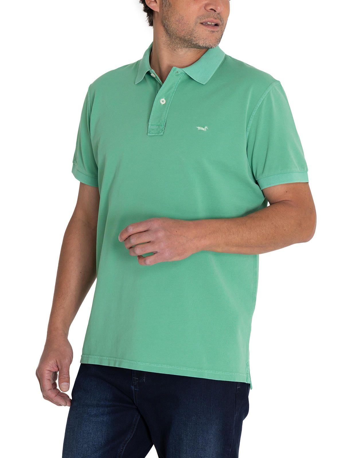 Polera Algodón Orgánico Verde Piquepro Hombre -6