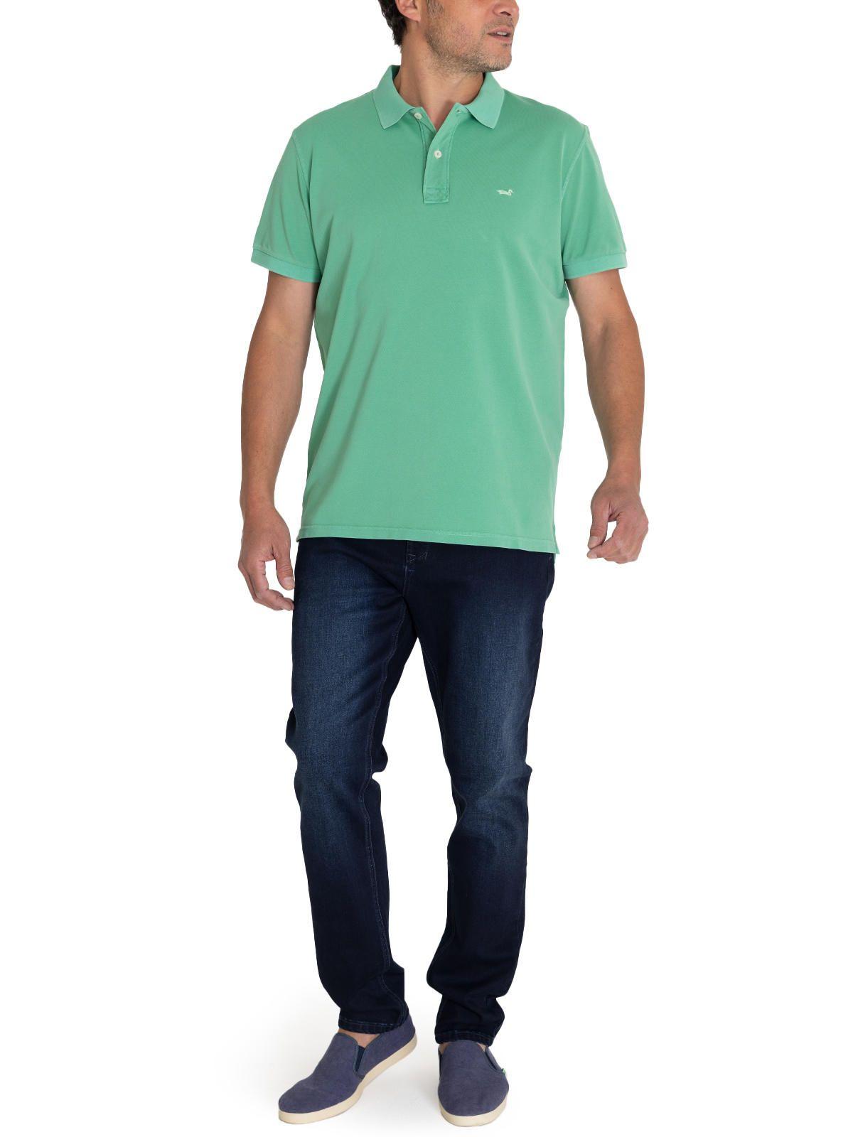 Polera Algodón Orgánico Verde Piquepro Hombre -8