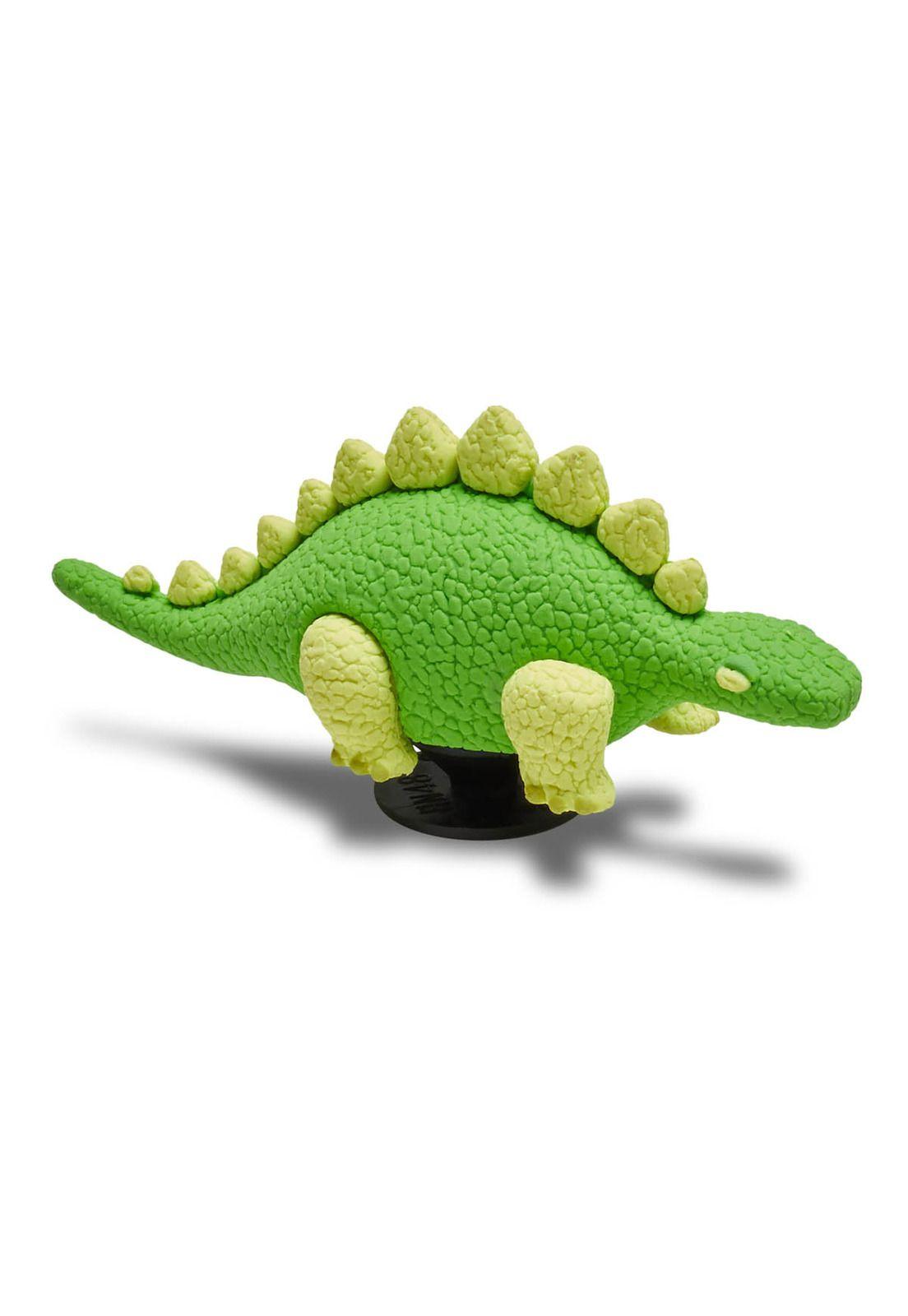 Jibbitz Dino Verde con Escamas Verde-2