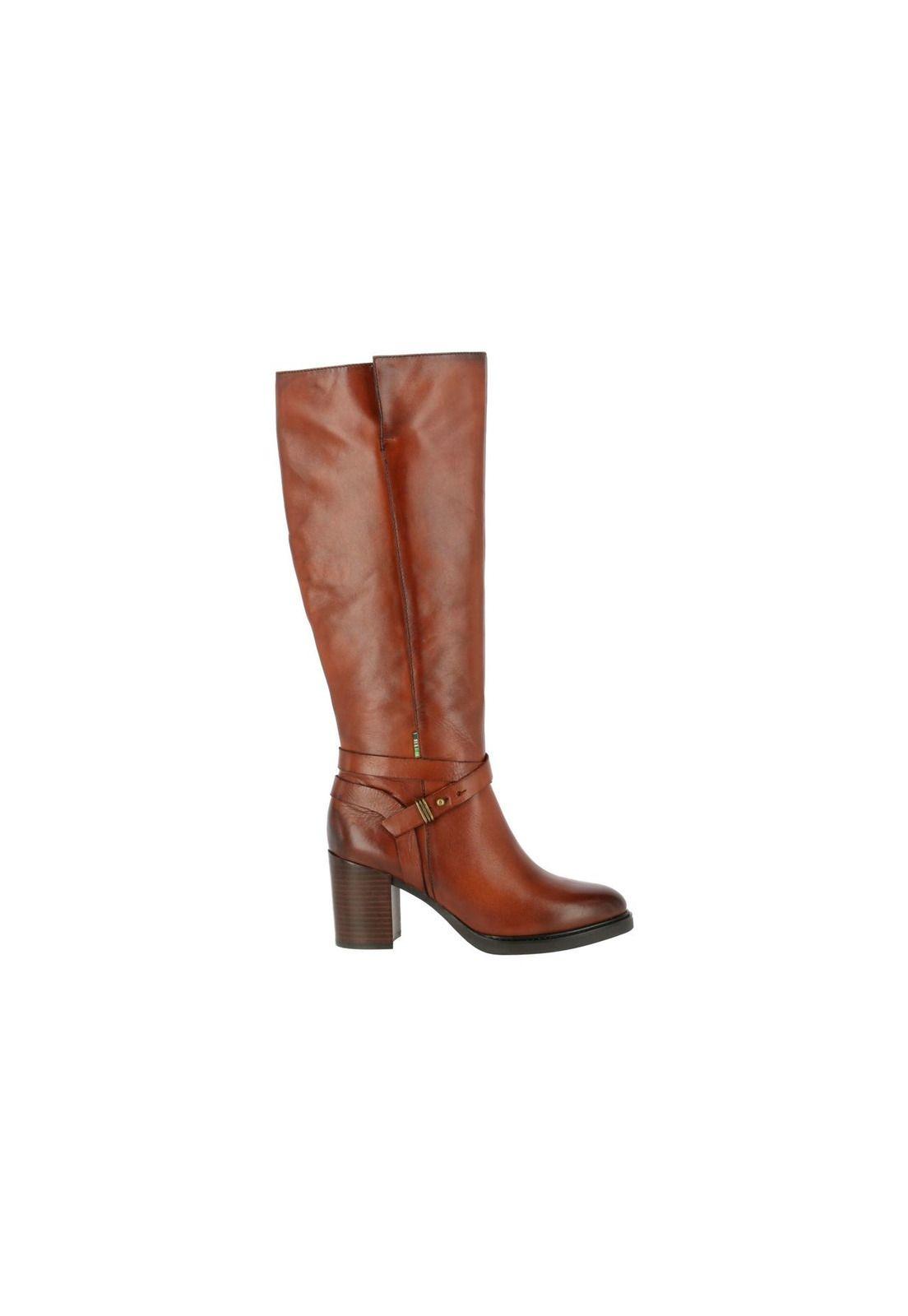 Bota Cuero Giada Cognac-3