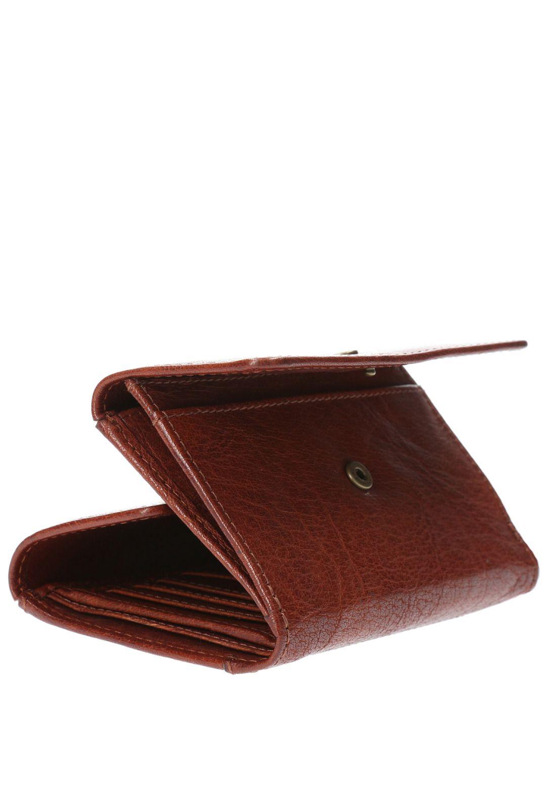 Billetera Cuero Mujer Th Jagger Café-3