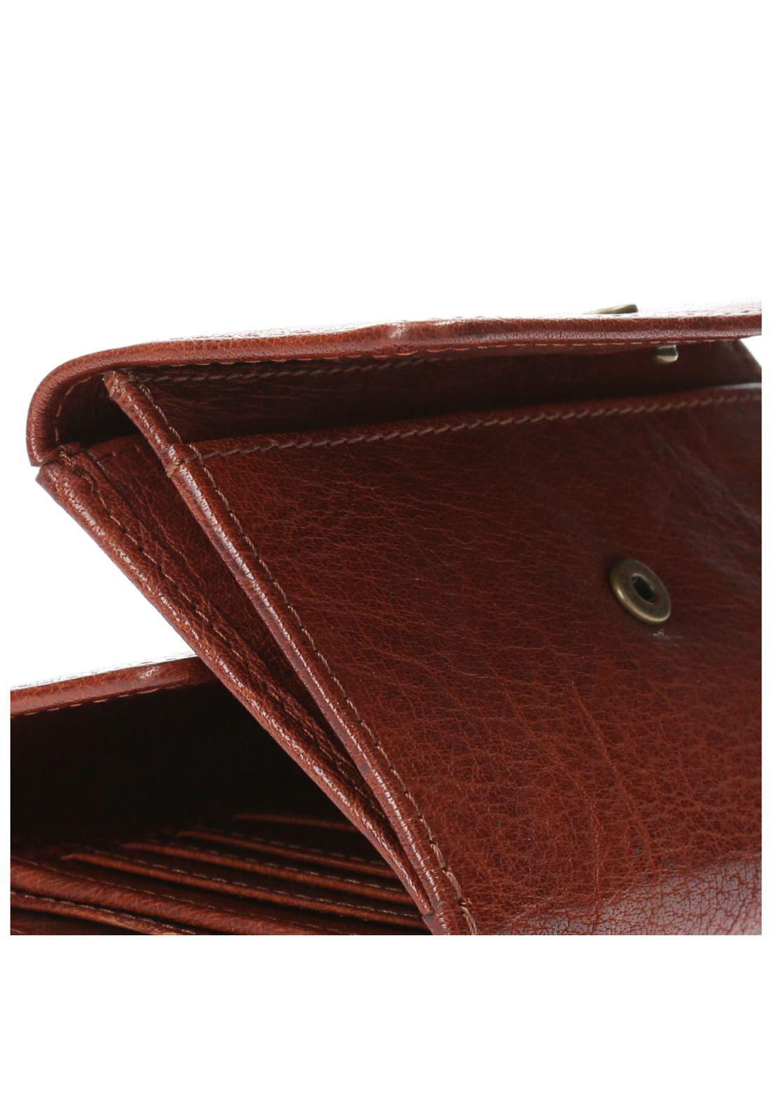 Billetera Cuero Mujer Th Jagger Café-4