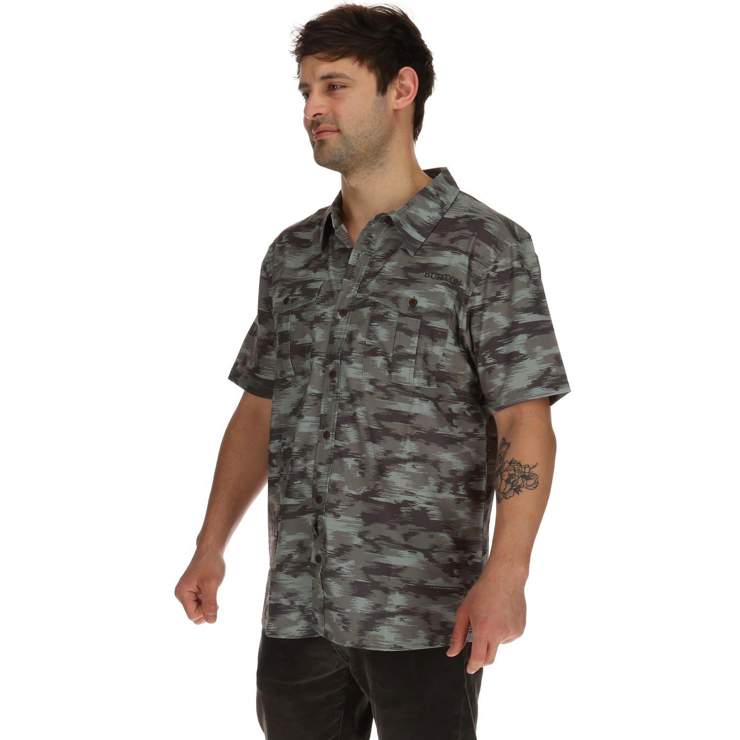 Camisa M/C Masculino Saff Gris Burton-1