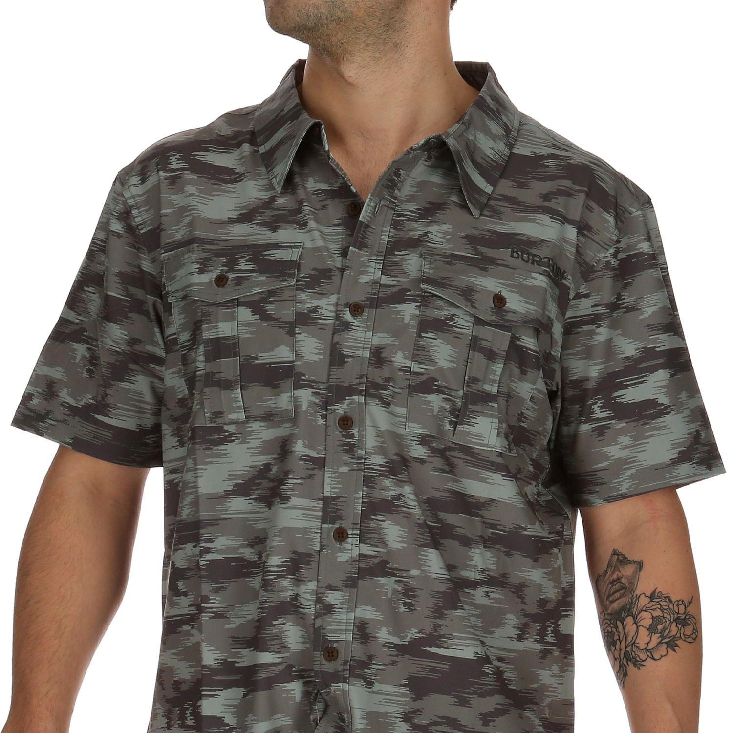 Camisa M/C Masculino Saff Gris Burton-3