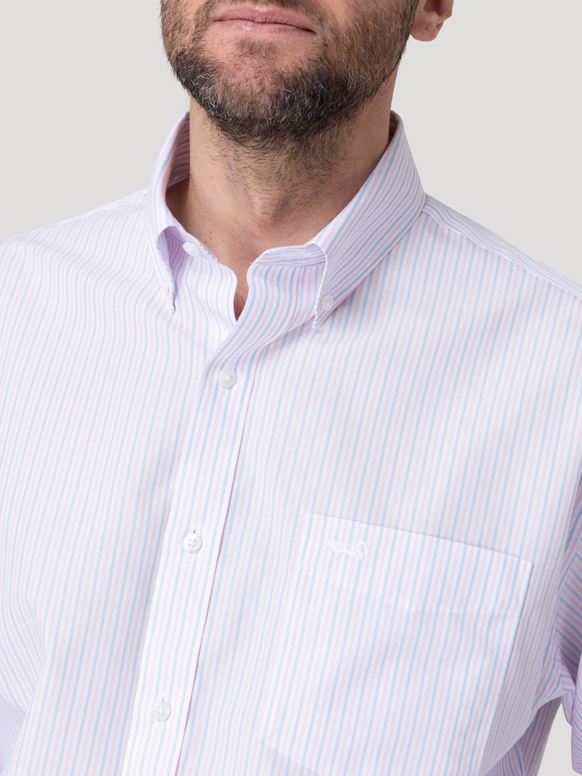 Camisa Cuello Button-Down Hombre Wf Pb Rosado-7