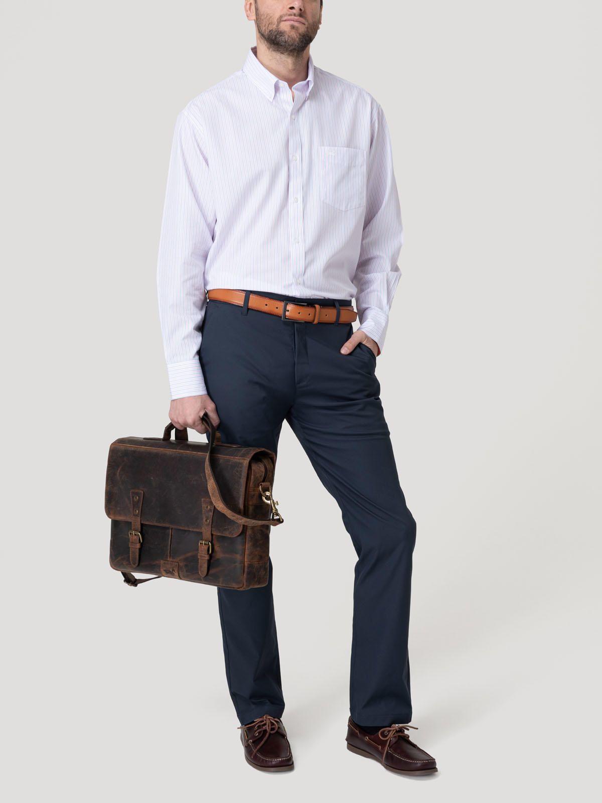 Camisa Cuello Button-Down Hombre Wf Pb Rosado-8
