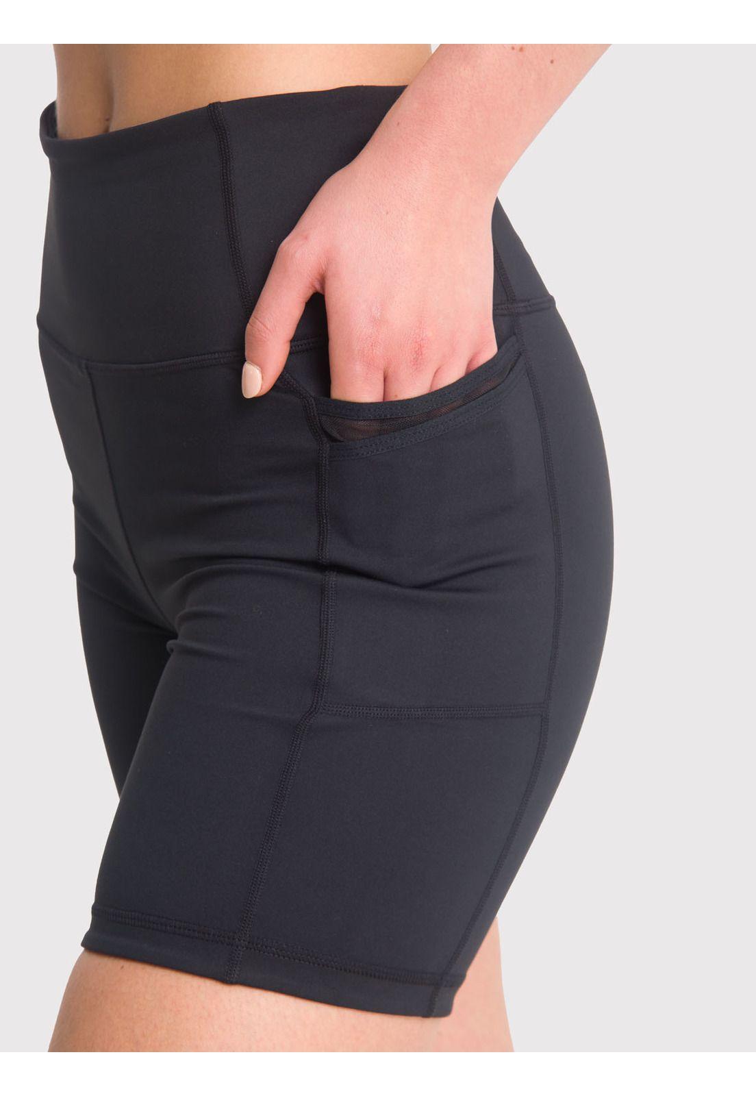 Short deportivo Mujer Rose Negro-1