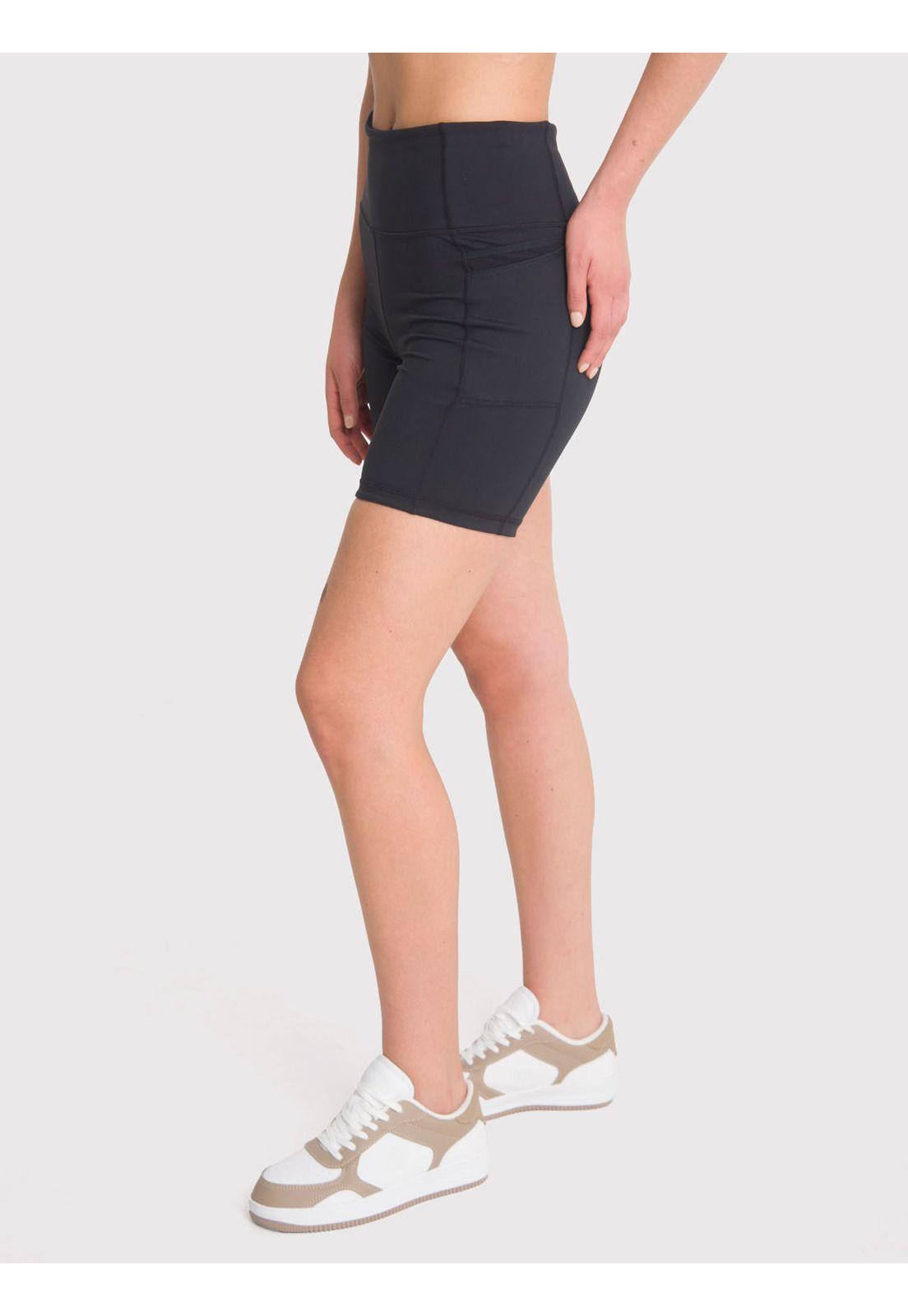 Short deportivo Mujer Rose Negro-4