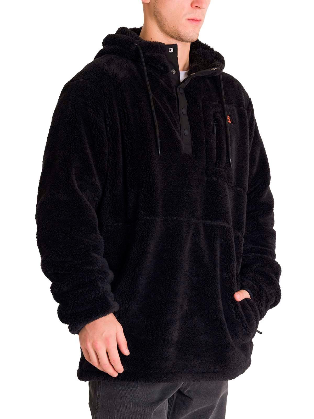 Polar Hombre Midi Shaggy Negro Billabong-1