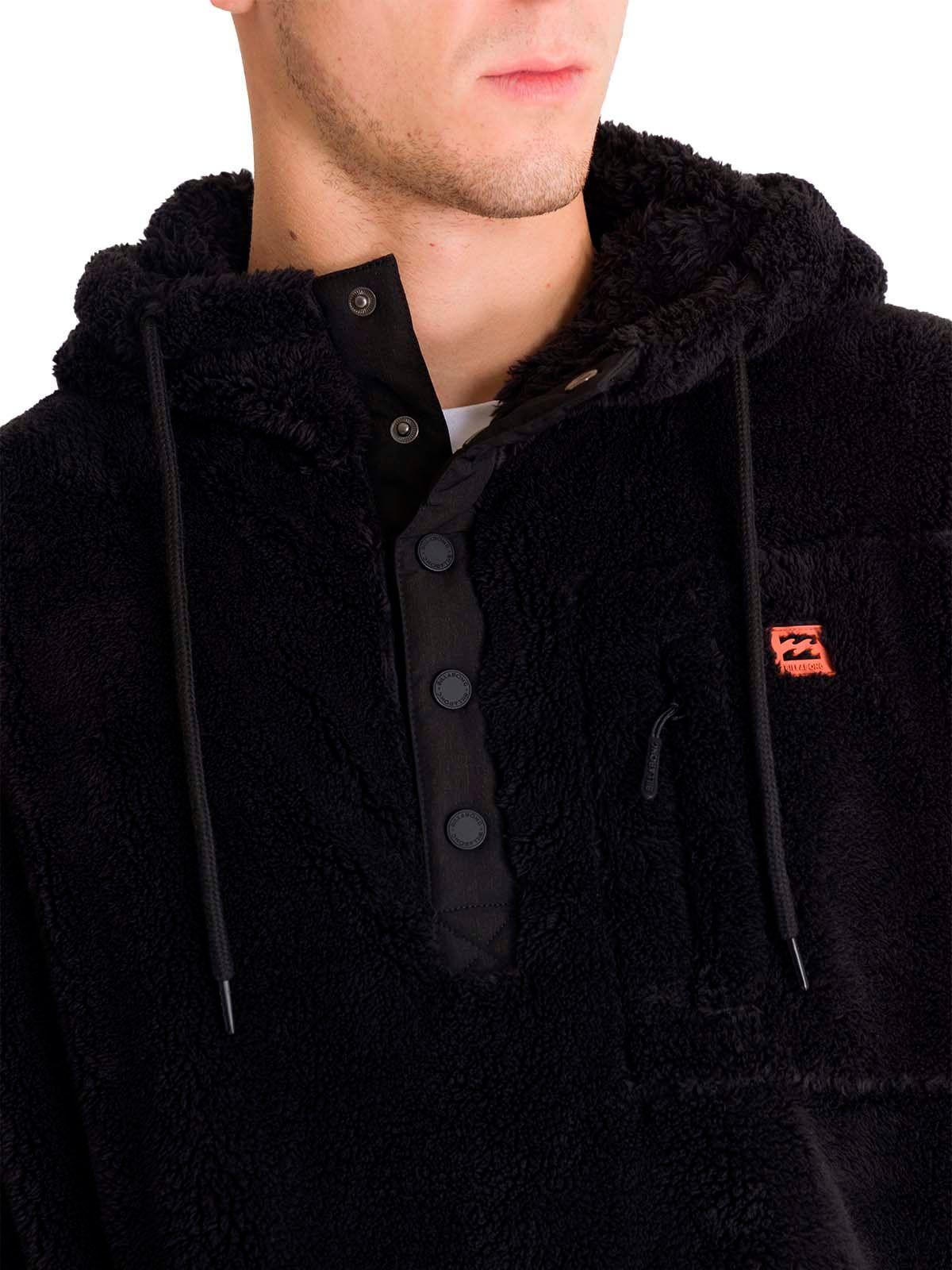 Polar Hombre Midi Shaggy Negro Billabong-4