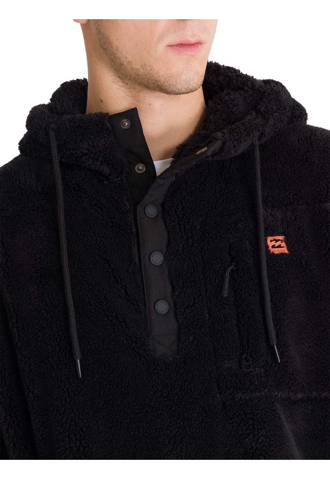 Polar Hombre Midi Shaggy Negro Billabong-4