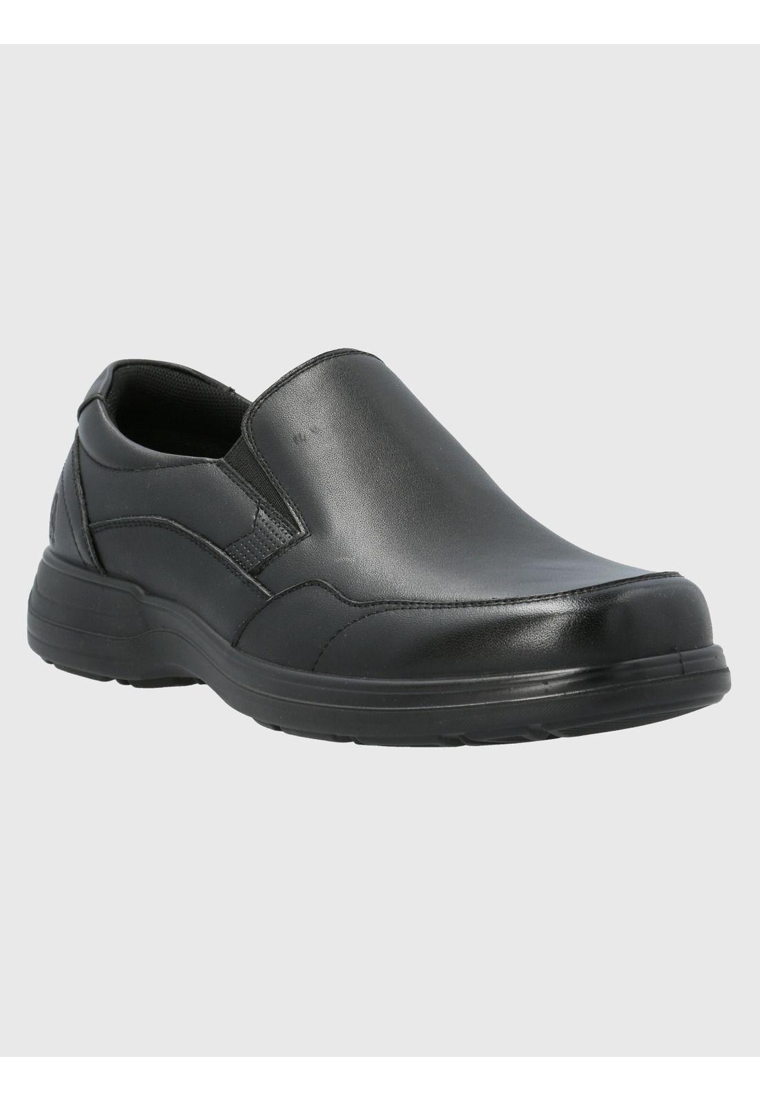 Zapato Cuero Hombre Alm Negro-0