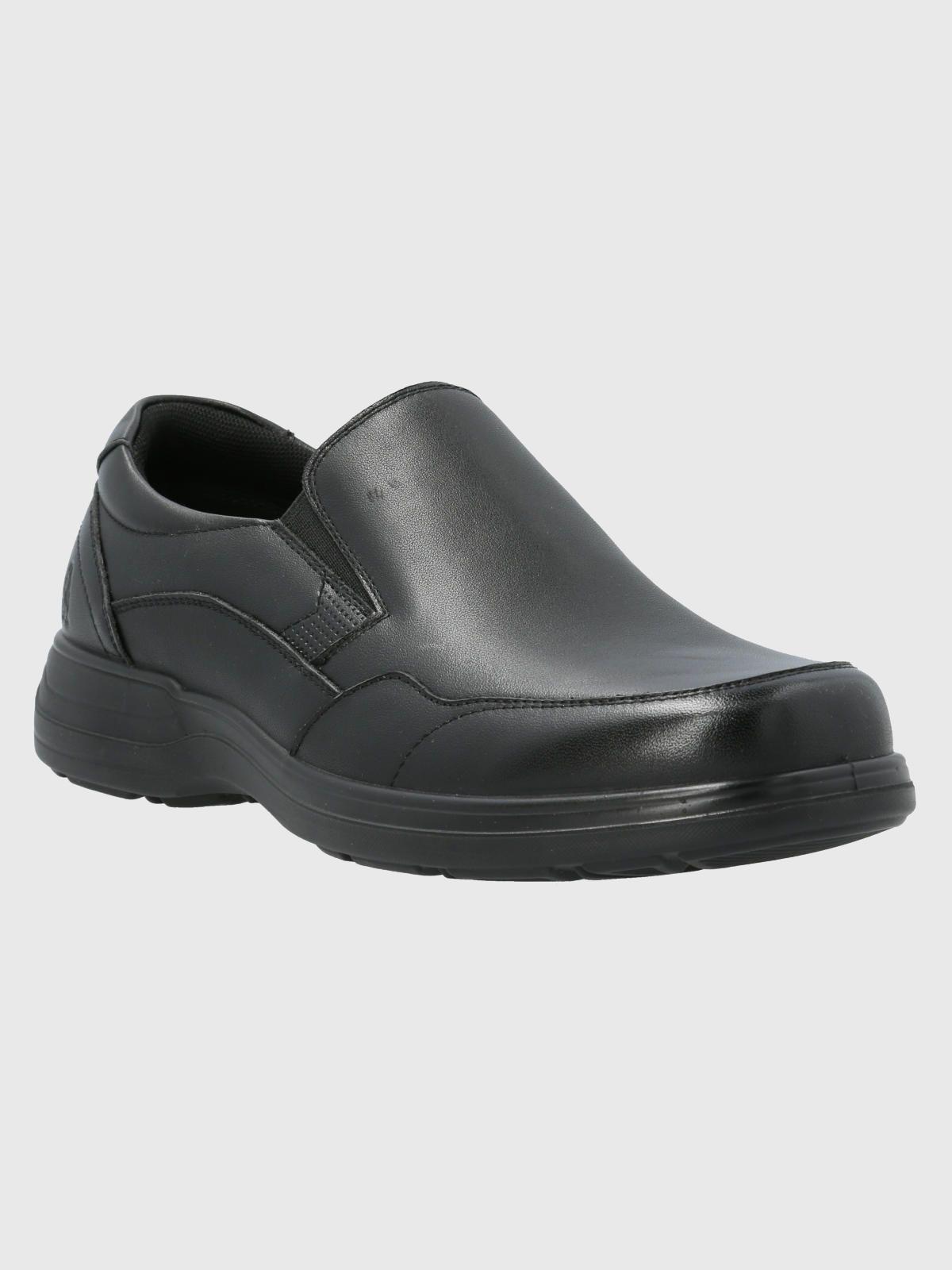 Zapato Cuero Hombre Alm Negro-0