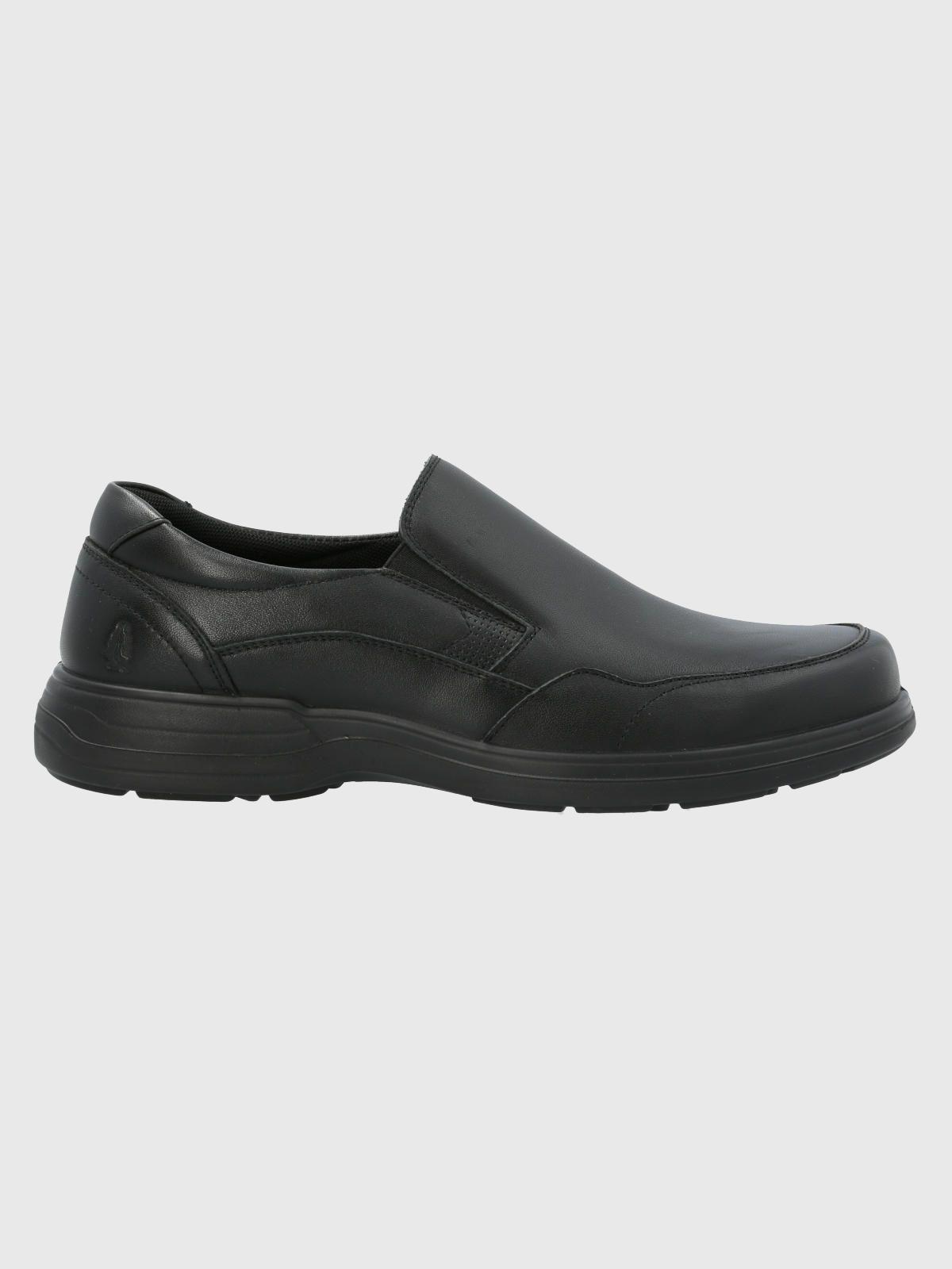 Zapato Cuero Hombre Alm Negro-1