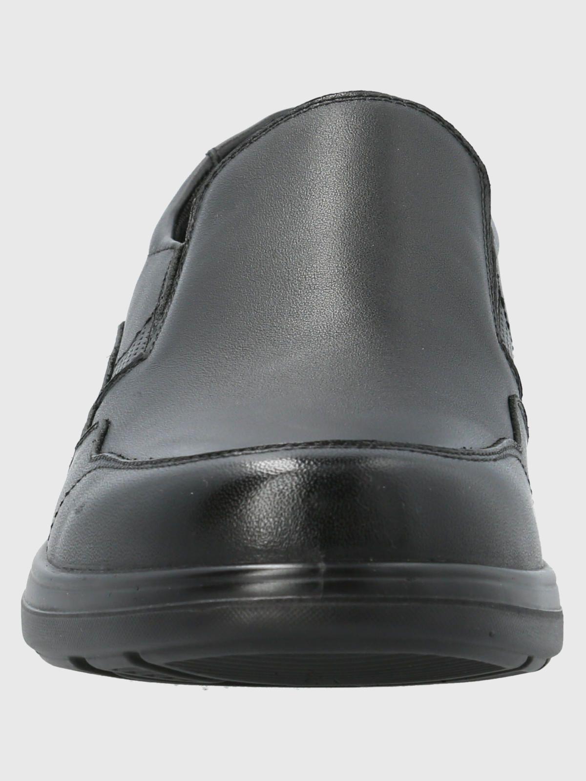 Zapato Cuero Hombre Alm Negro-3