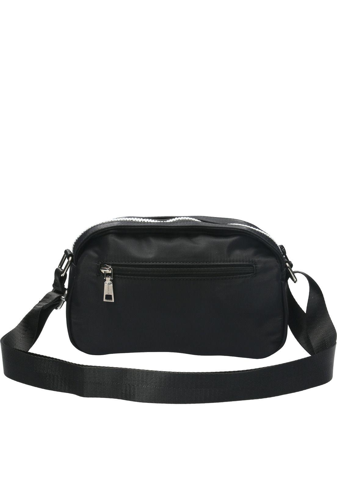 Cartera Mujer Letter Cross Negro-2