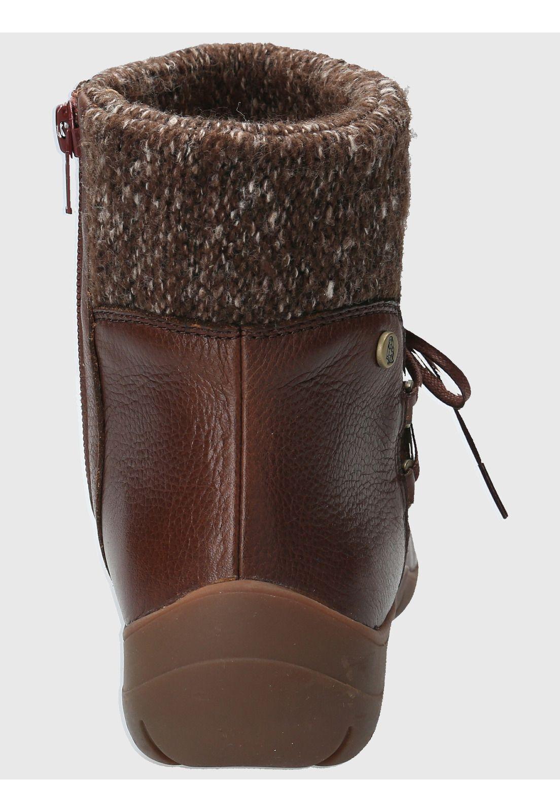 Botin Cuero Mujer Malmo Ii Café-6
