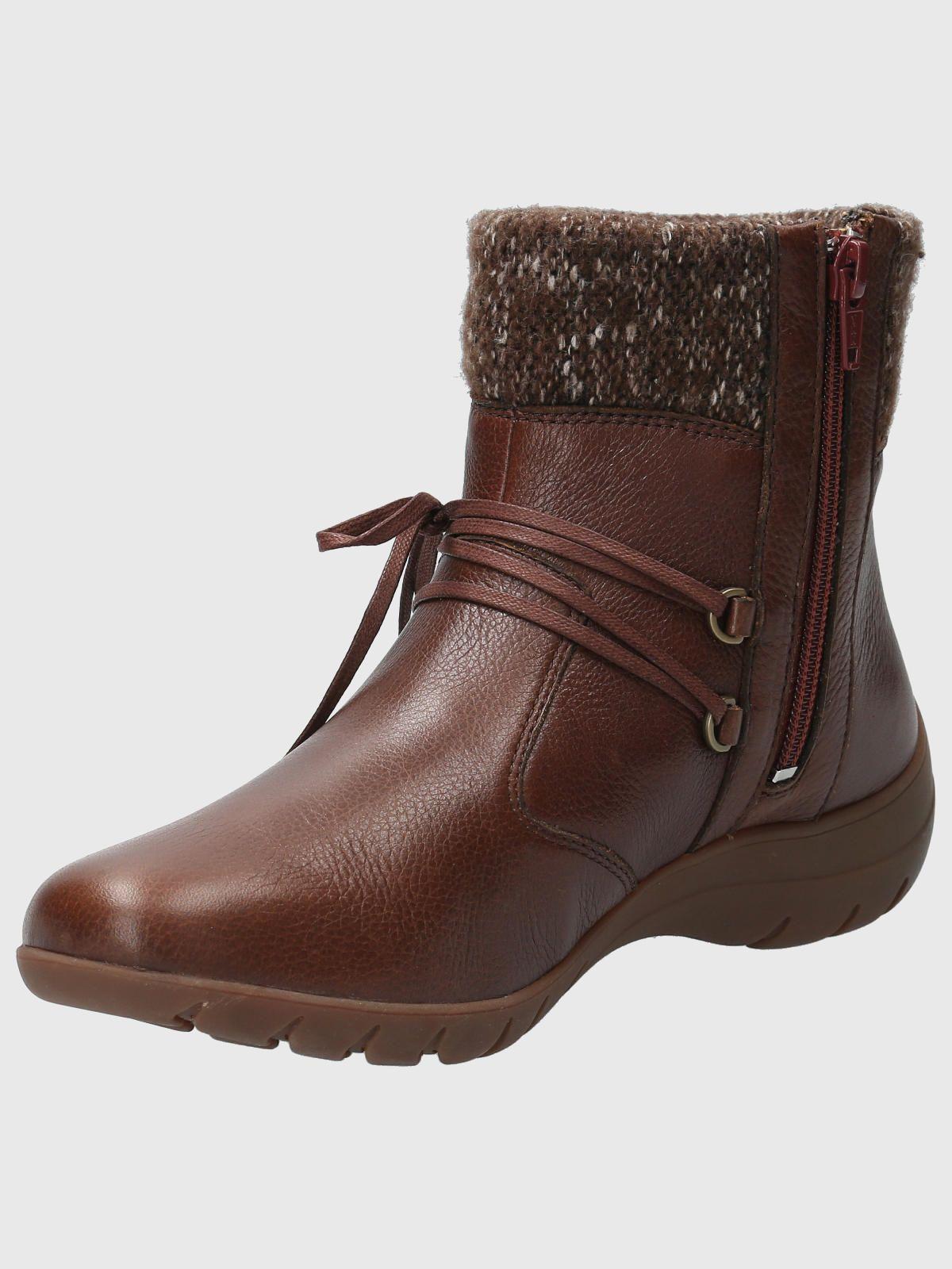 Botin Cuero Mujer Malmo Ii Café-4