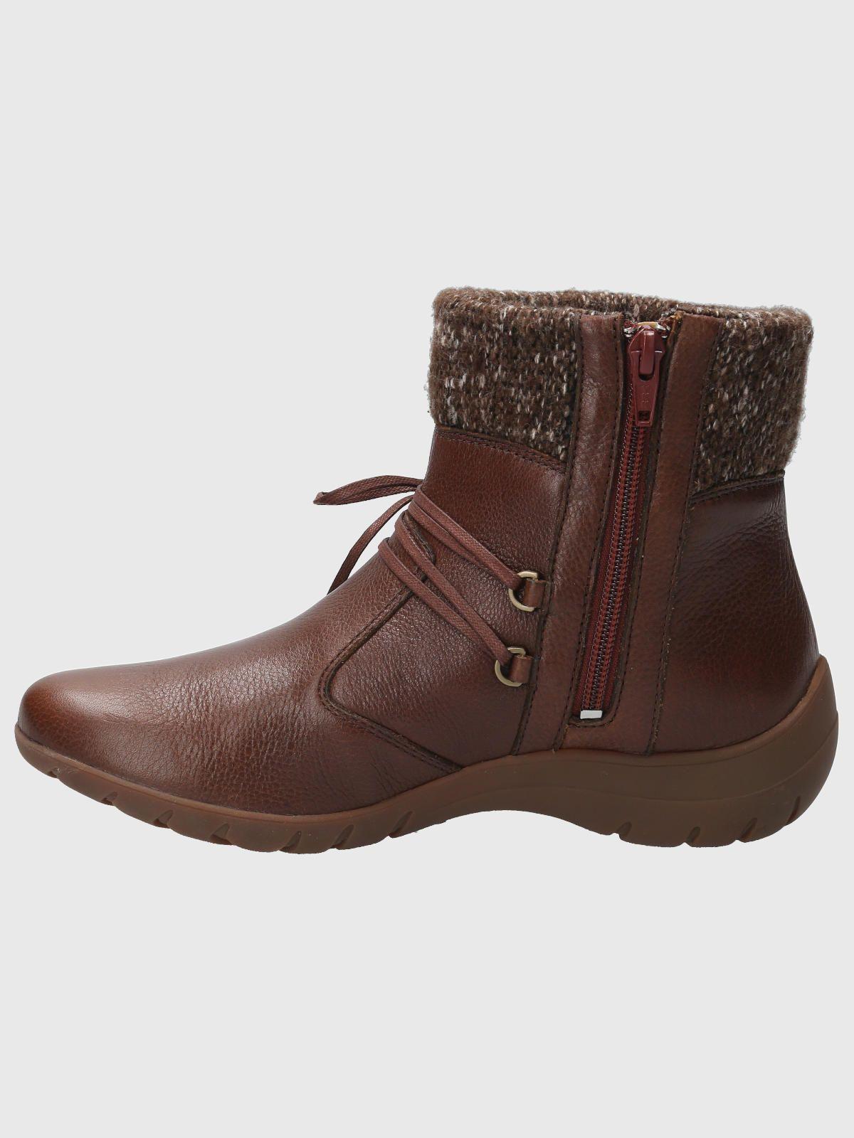 Botin Cuero Mujer Malmo Ii Café-5