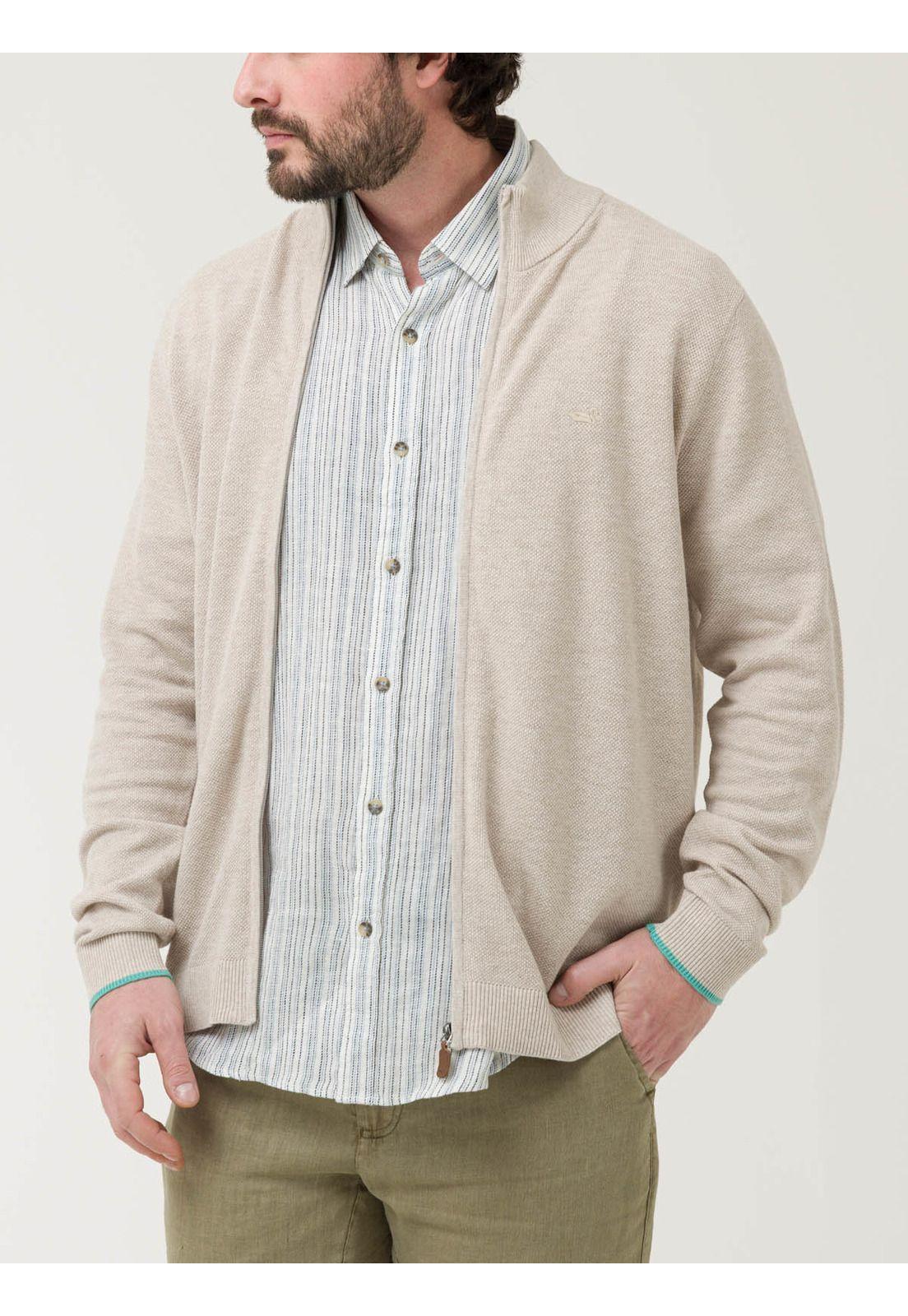 Sweater Algodón Org Hombre Bilbaofull Beige-4