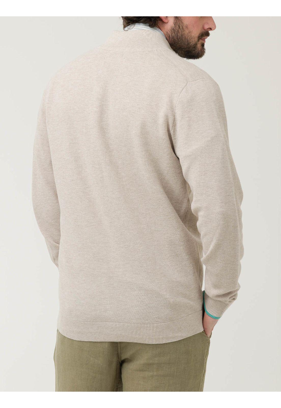 Sweater Algodón Org Hombre Bilbaofull Beige-5