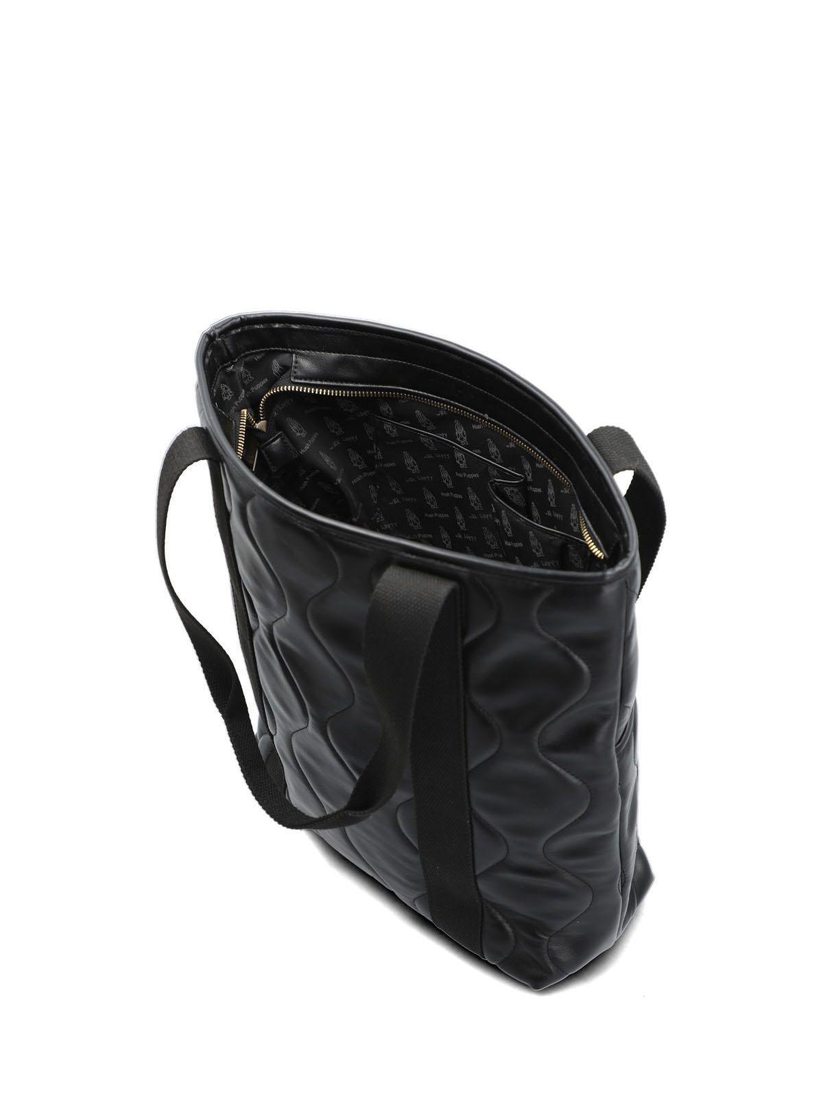 Cartera Mujer Quilted Tote Negro-3