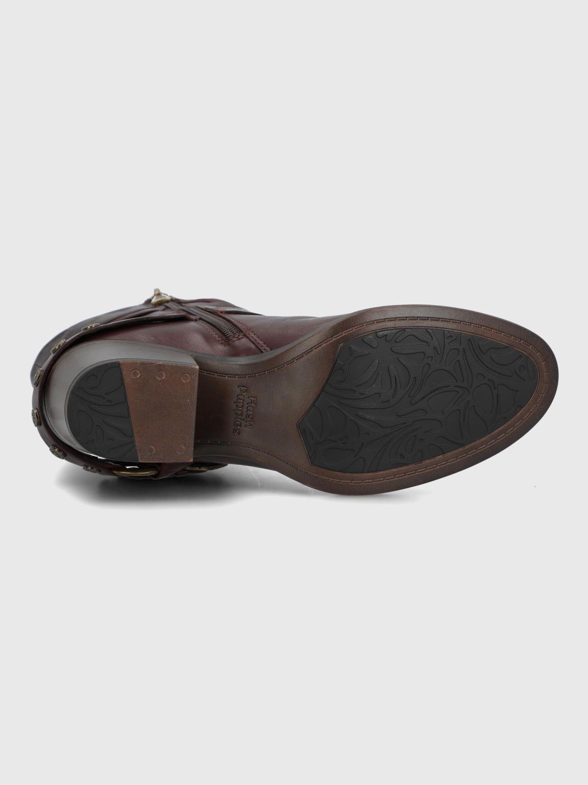 Botin Cuero Mujer Marita Burdeo-7