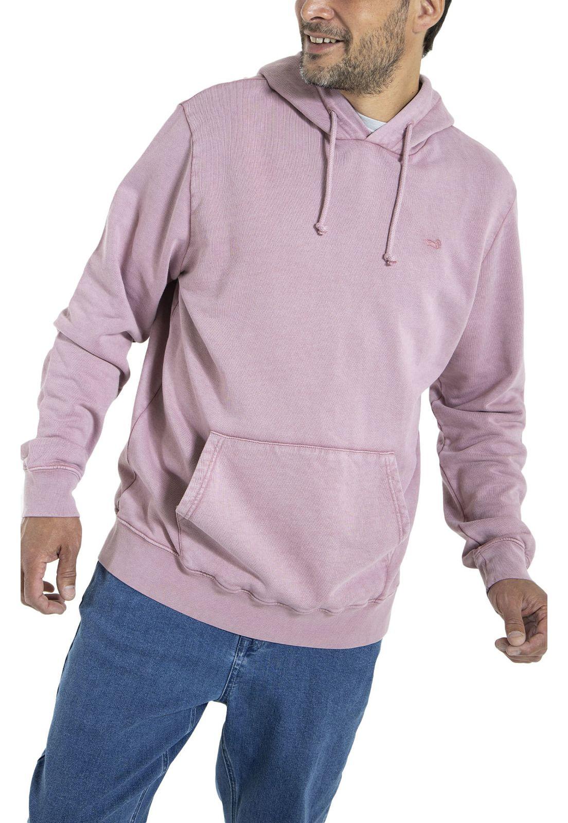 Polerón Algodón Orgánico Hombre Mila Celeste-3