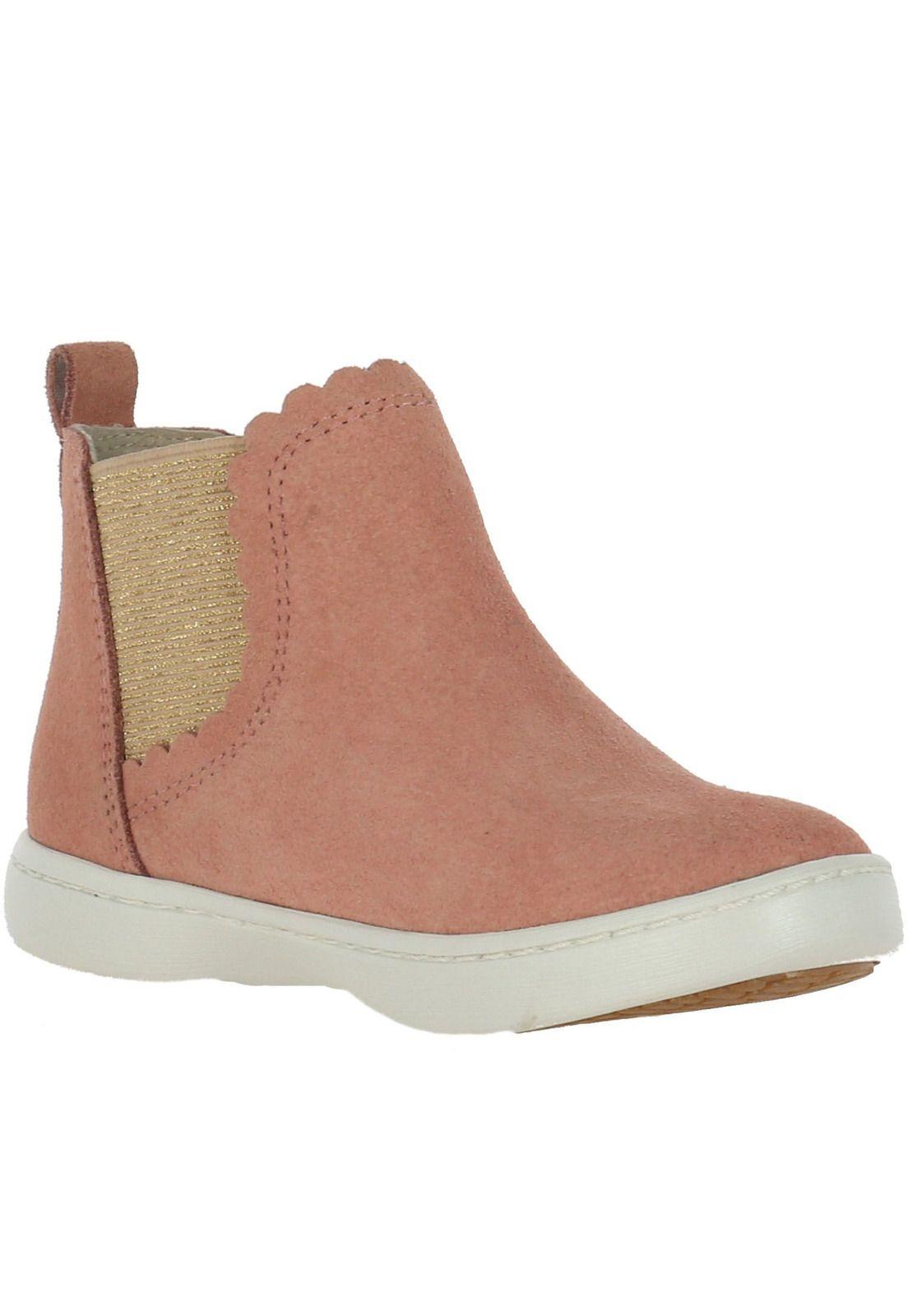 Botin Cuero Serena Rosa-1