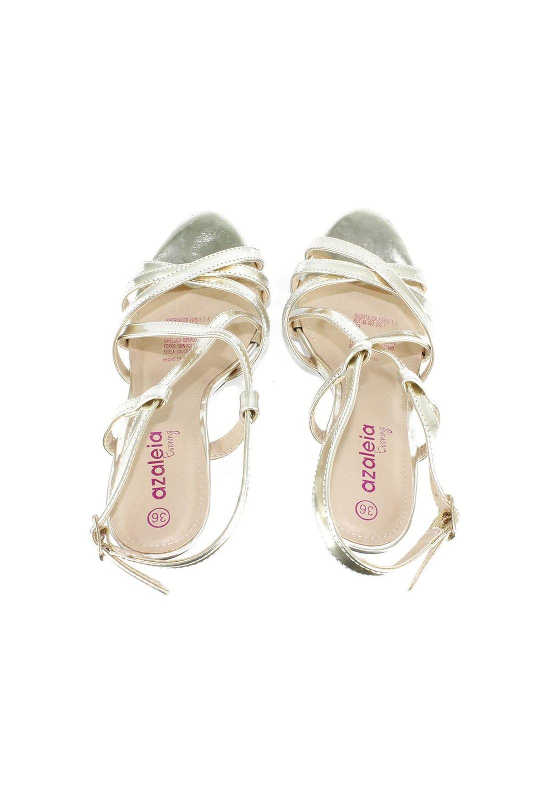 Sandalias Mujer Mikky Platino-3