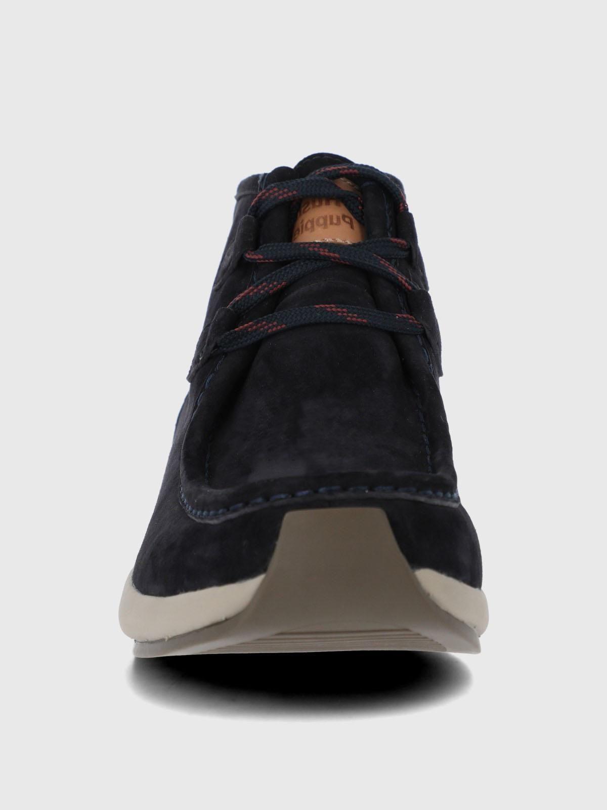 Botin Cuero Hombre Icon Boot Azul-3