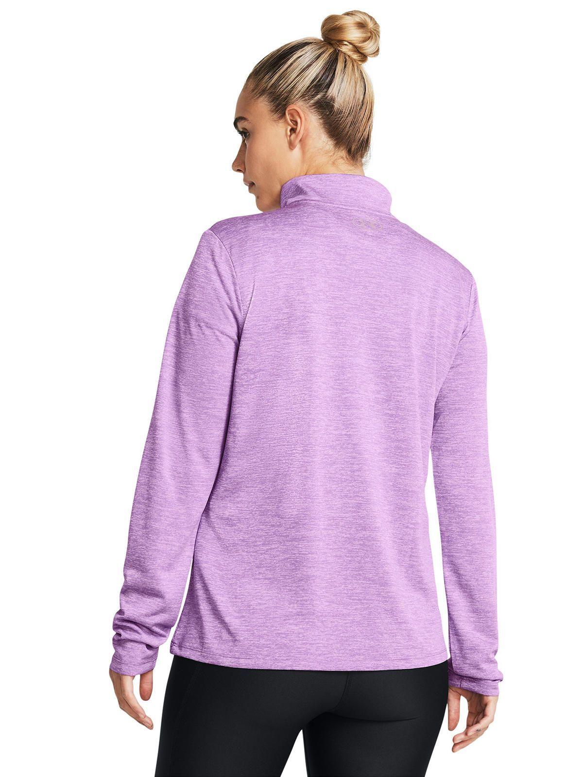 Polerón UA Tech Twist para mujer Morado-4