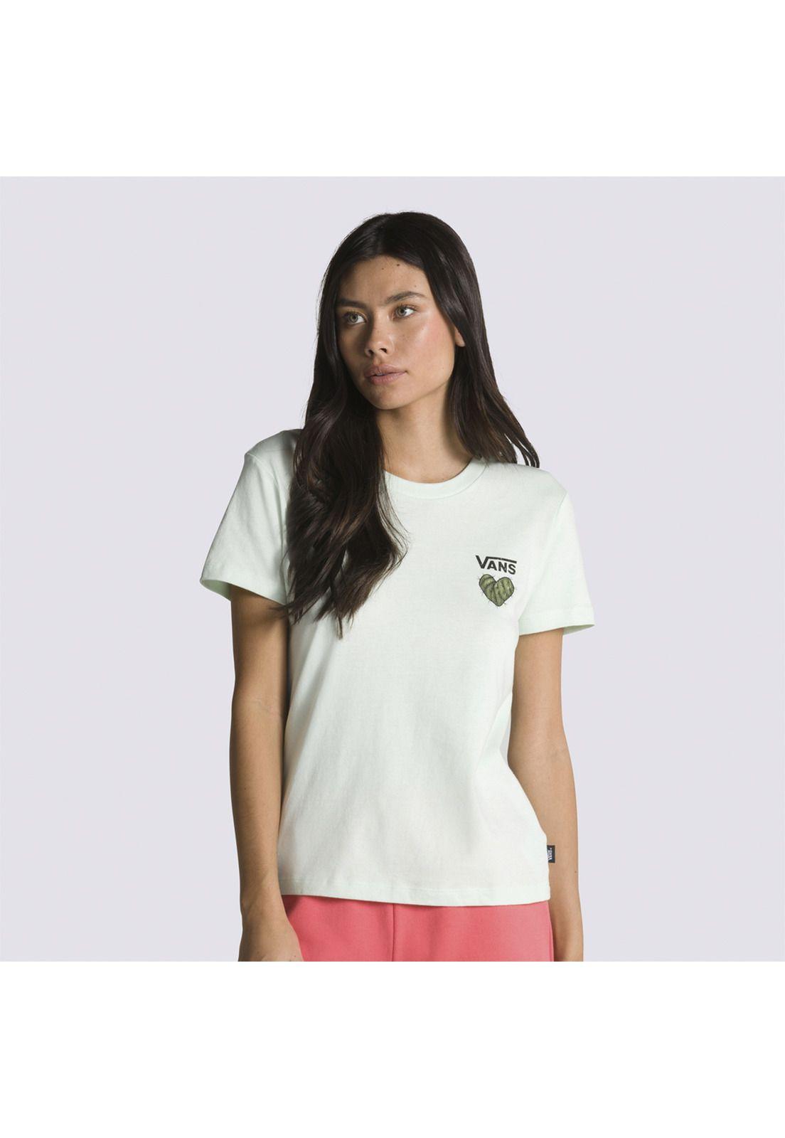 Polera Manga Corta Stuck On You Celeste Mujer-1