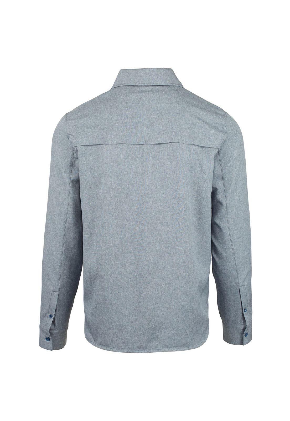 Camisa Hombre M/L Entrada Iii Ls Button-Down Azul-1