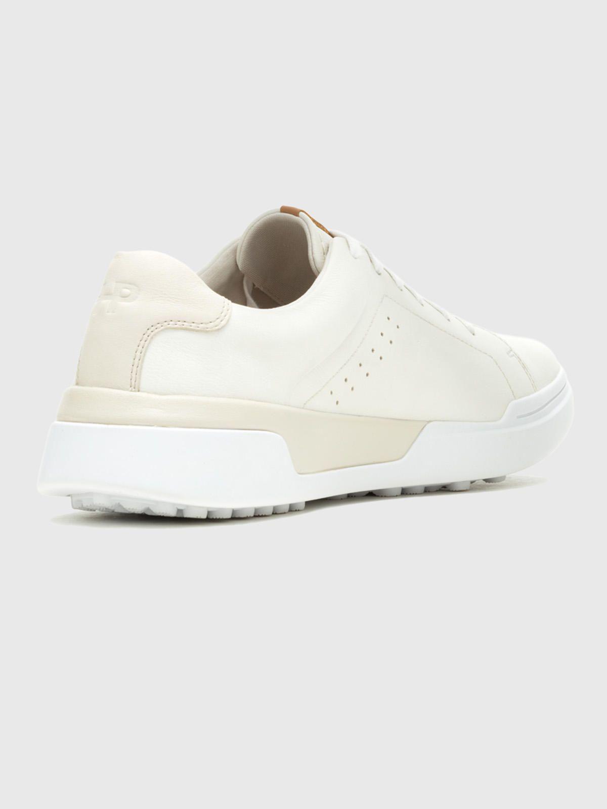 Zapatilla Cuero Hombre Wes Laceup Blanca-3