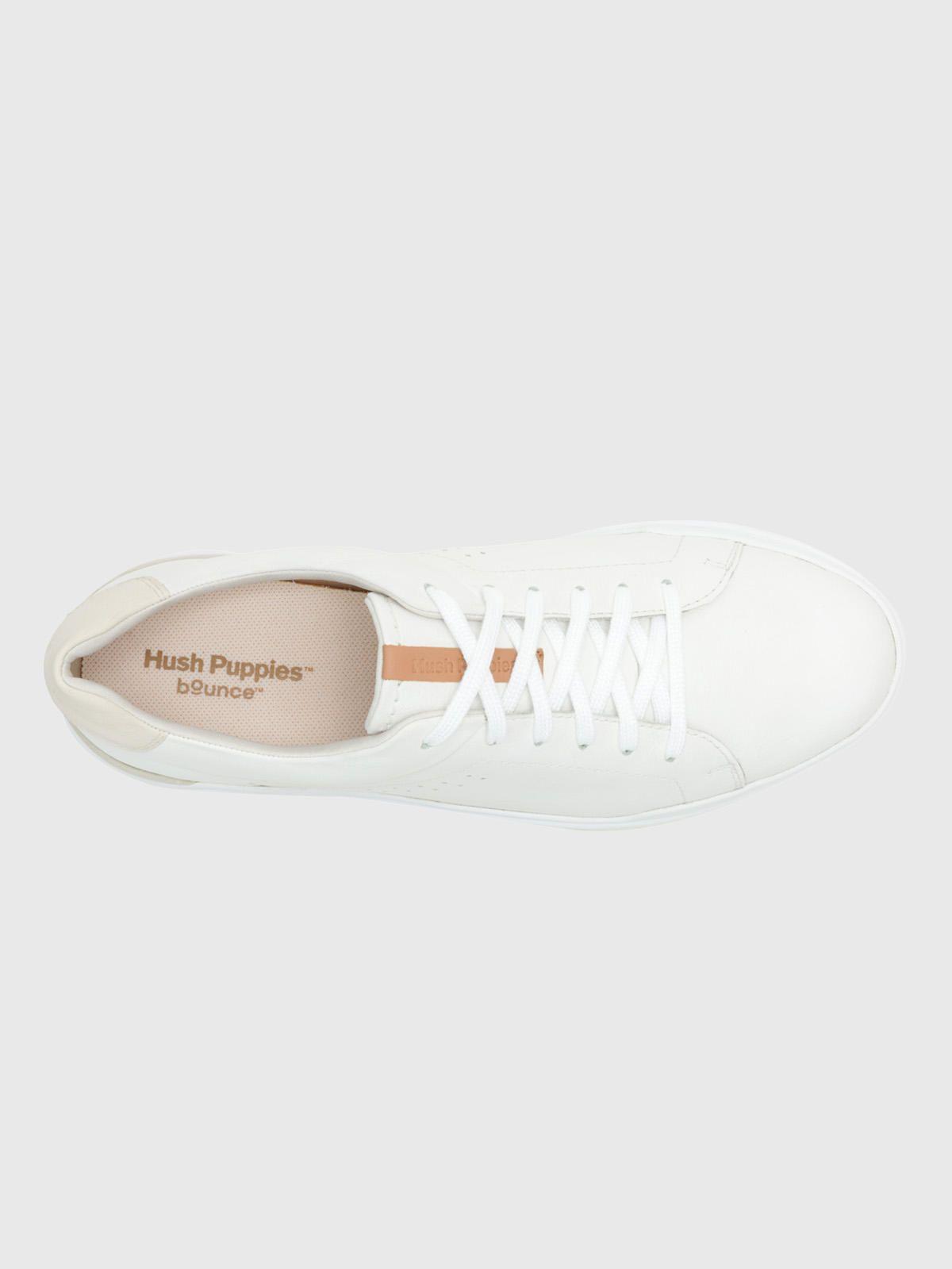 Zapatilla Cuero Hombre Wes Laceup Blanca-6