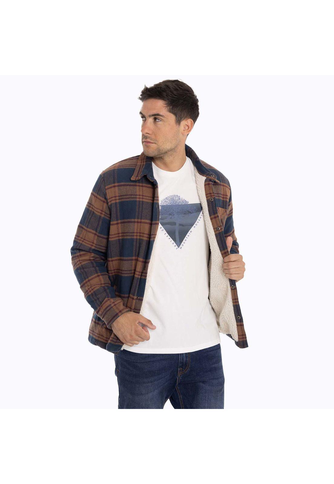Chaqueta Sobrecamisa Hombre Mojave Oversh Azul Merrell-3