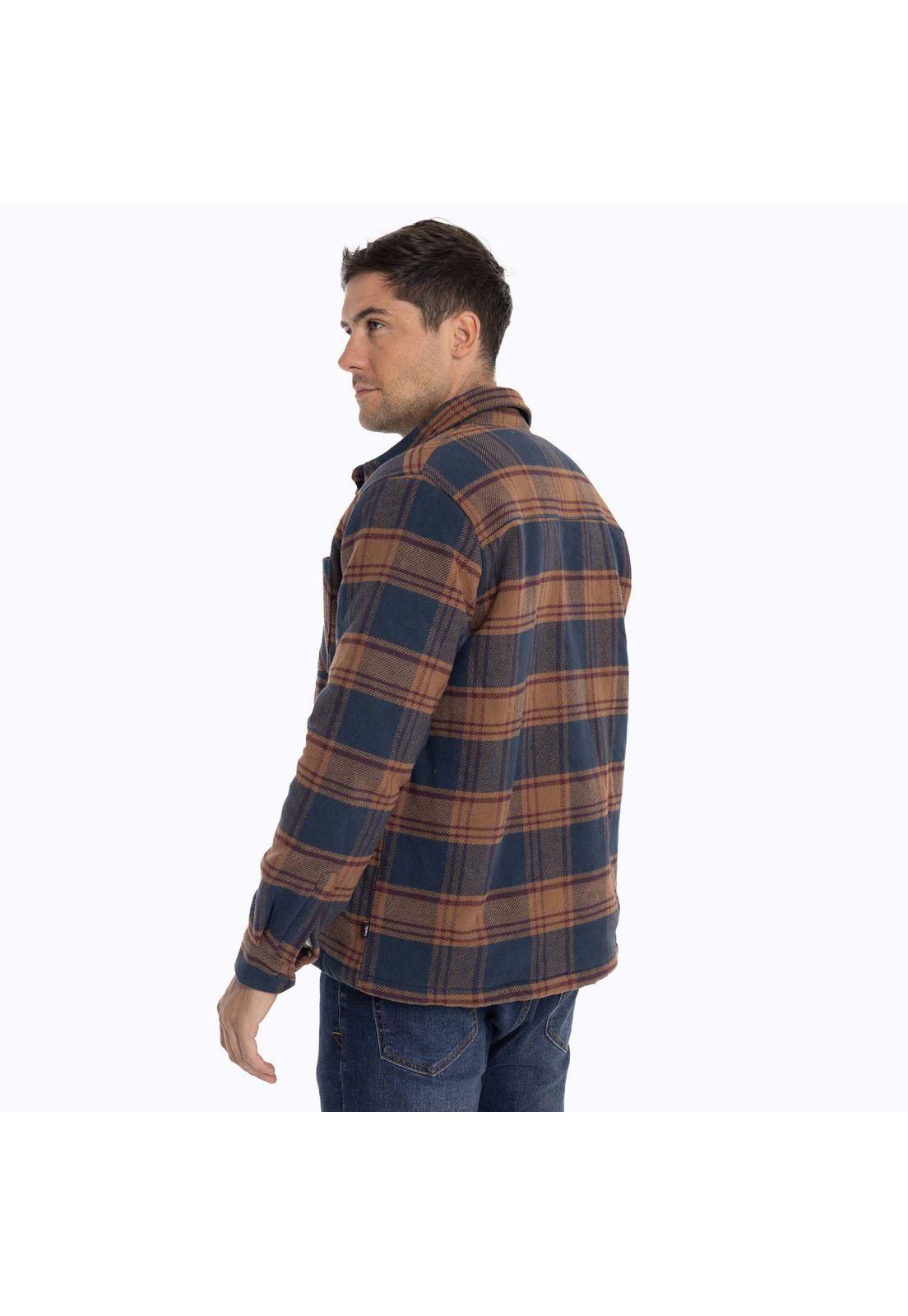 Chaqueta Sobrecamisa Hombre Mojave Oversh Azul Merrell-5