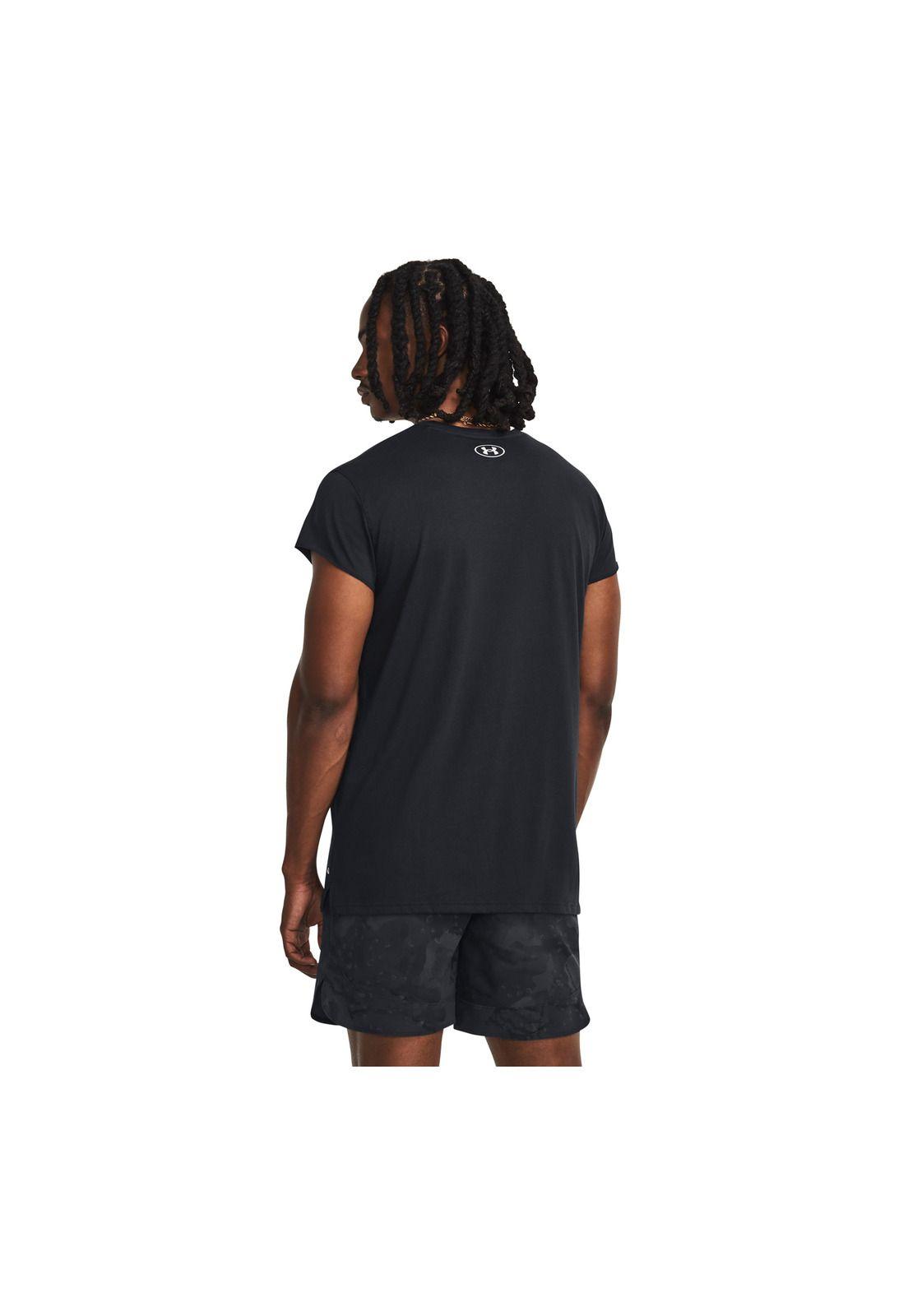 Polera M/C Training De Project Rock Negro Hombre-4