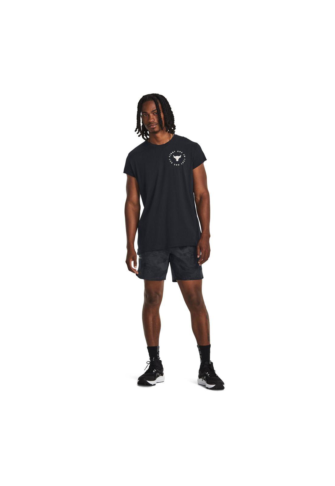 Polera M/C Training De Project Rock Negro Hombre-5