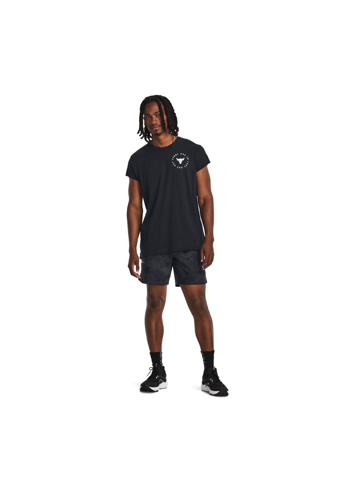 Polera M/C Training De Project Rock Negro Hombre-5