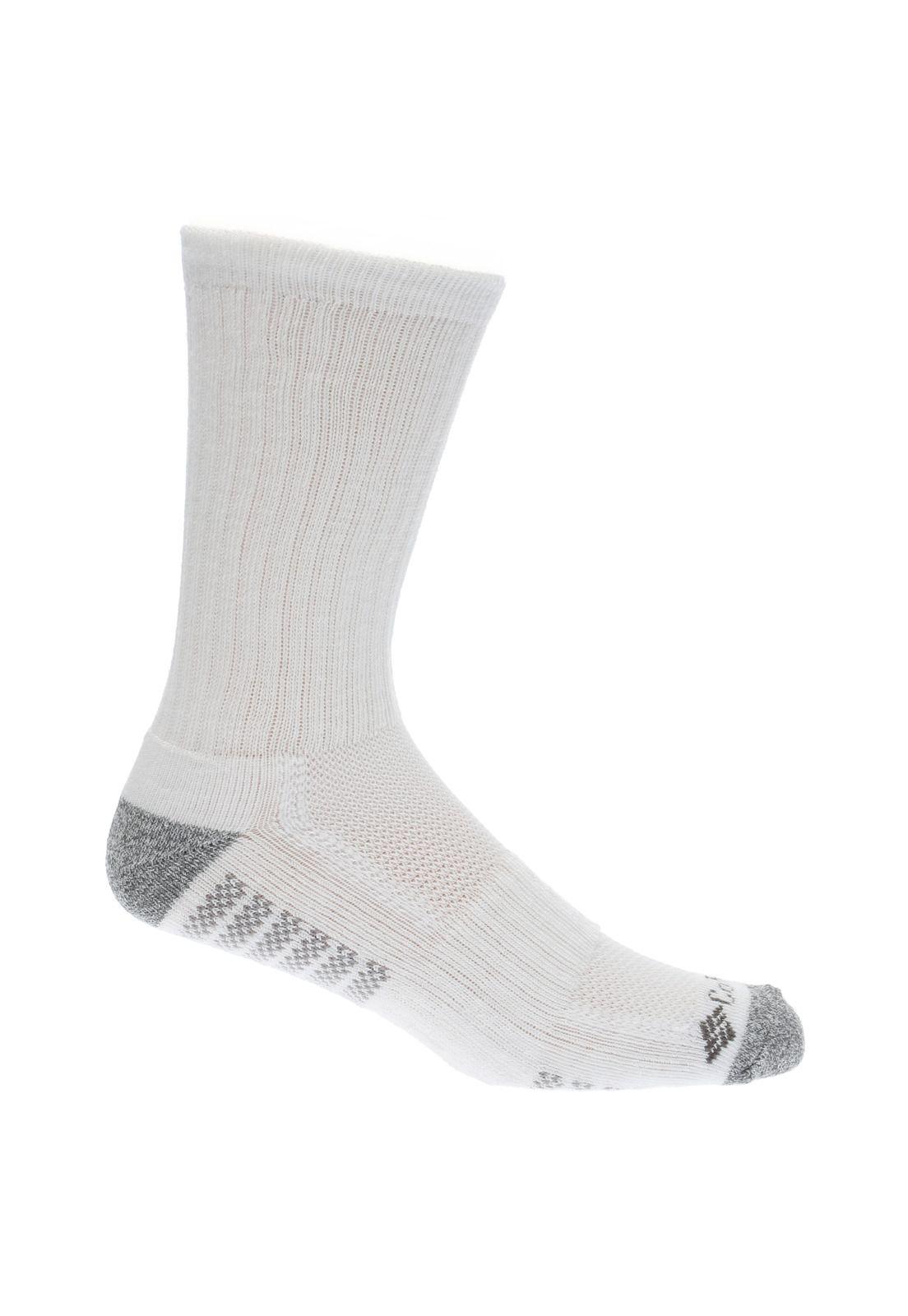 Pack 6 Calcetines Pique Hombre Blanco-1